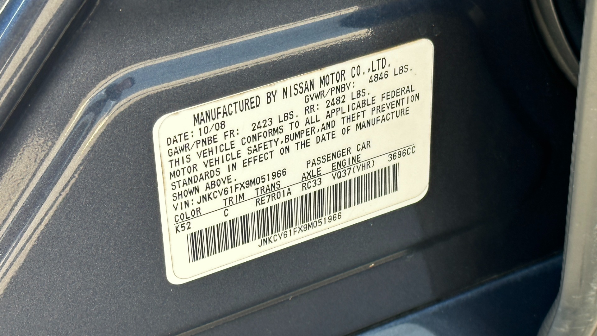 Used 2009 INFINITI G37 Sedan X / AWD / PREMIUM PACKAGE / BOSE / LEATHER / 3.7L V6 / WOOD TRIM for sale Sold at Formula Imports in Charlotte NC 28227 15