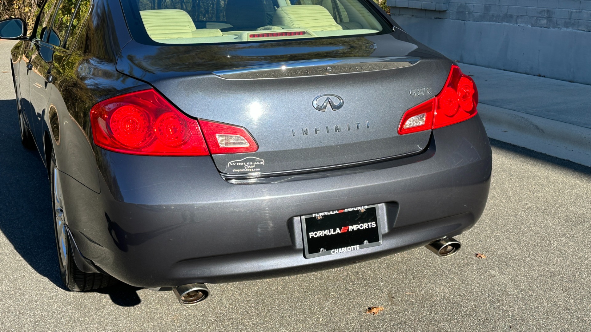 Used 2009 INFINITI G37 Sedan X / AWD / PREMIUM PACKAGE / BOSE / LEATHER / 3.7L V6 / WOOD TRIM for sale $6,200 at Formula Imports in Charlotte NC 28227 9