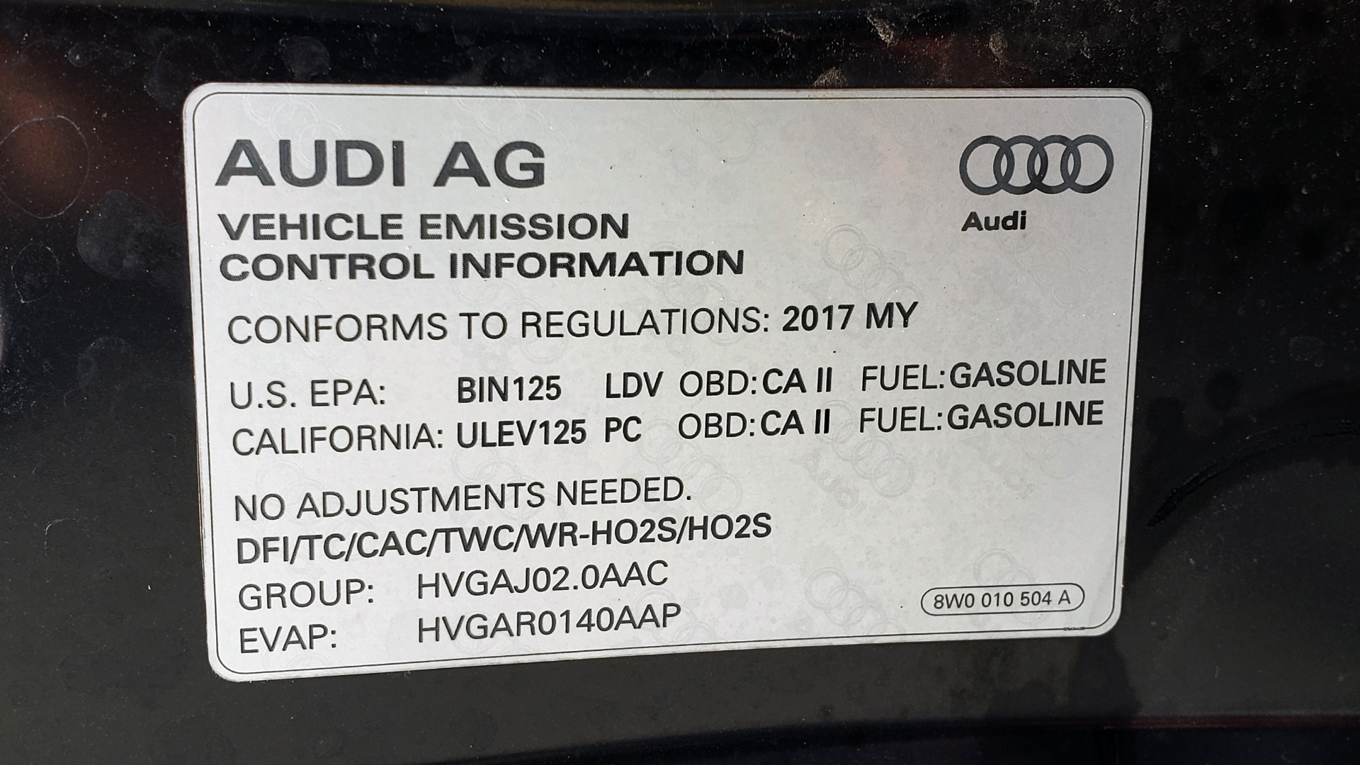 Used 2017 Audi A4 PREMIUM PLUS 2.0T / TECH / NAV / CLD WTHR / SUNROOF / REARVIEW for sale Sold at Formula Imports in Charlotte NC 28227 12