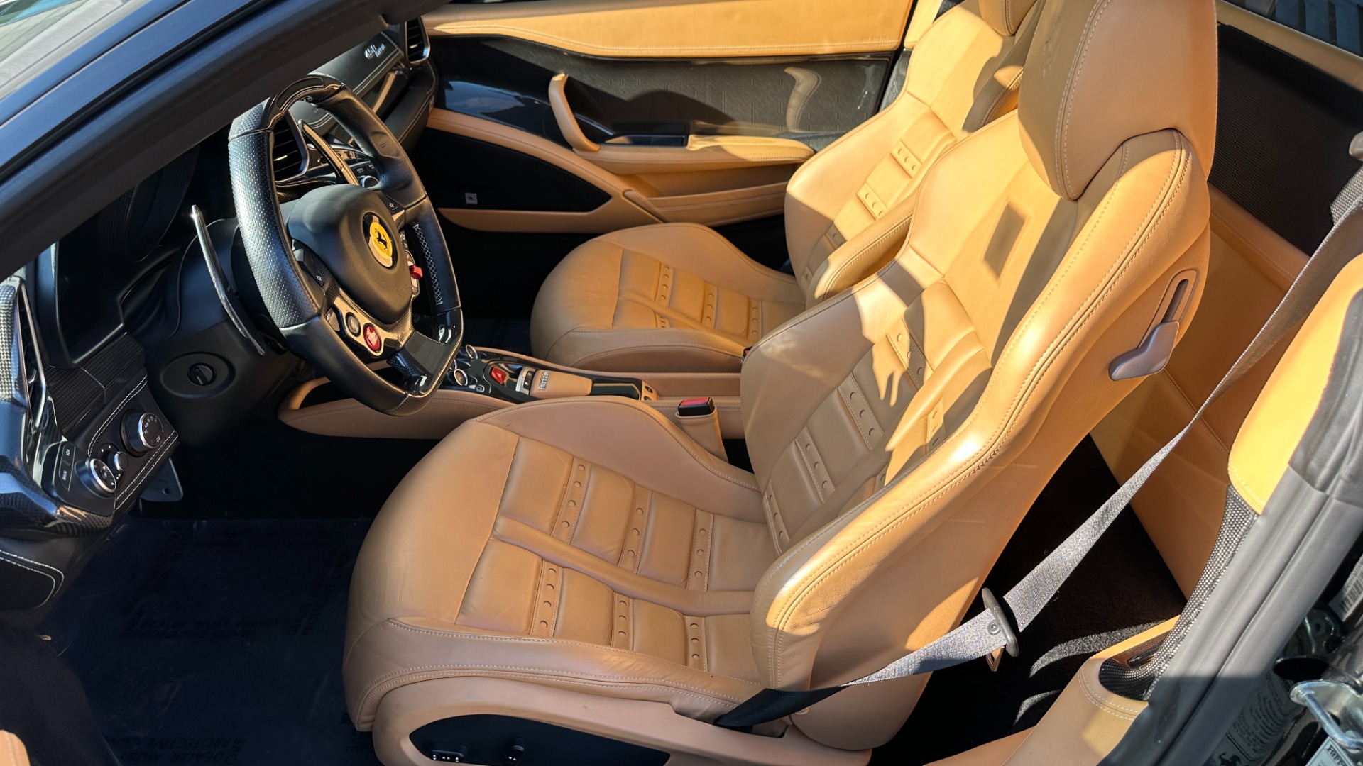 Used 2010 Ferrari 458 Italia CARBON FIBER TRIM / SCUDERIA SHIELDS / DAYTONA SEATS / LED STEERING WHEEL for sale $219,462 at Formula Imports in Charlotte NC 28227 13