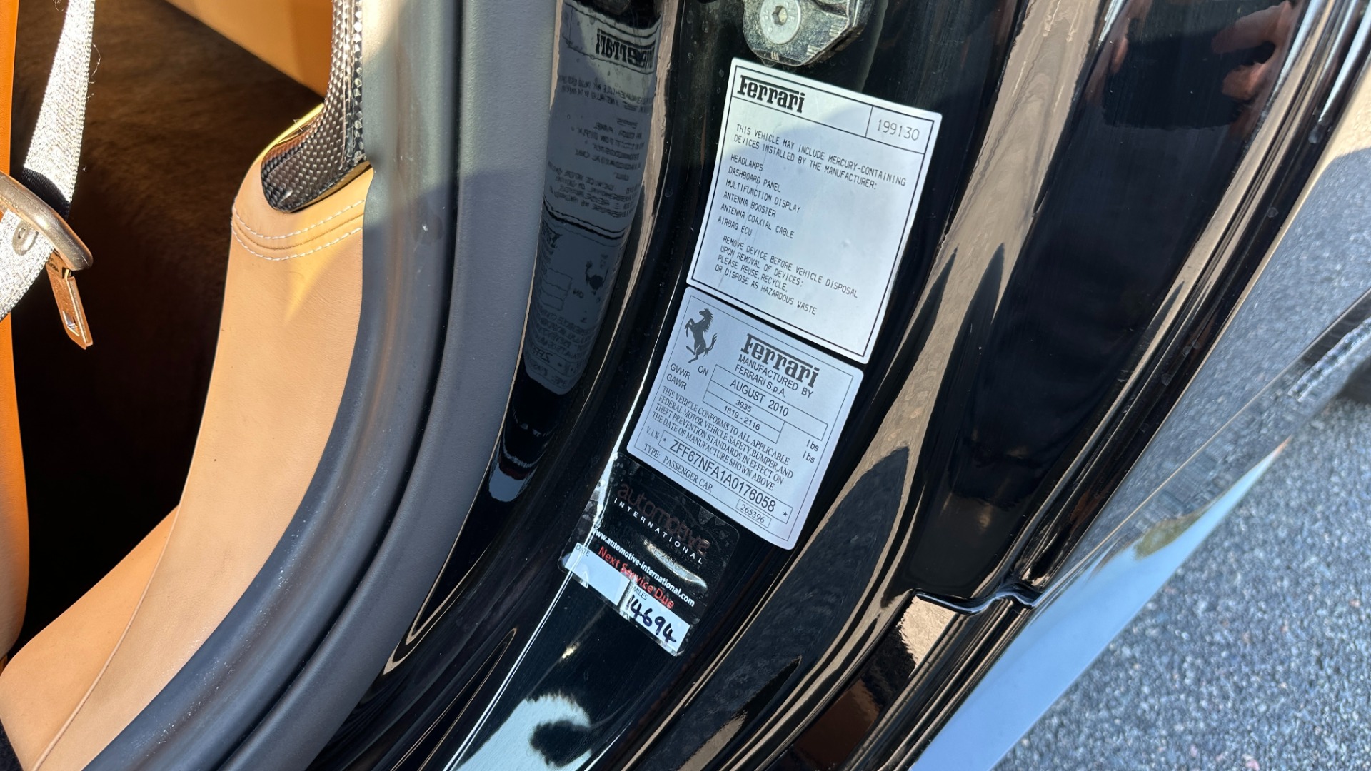 Used 2010 Ferrari 458 Italia CARBON FIBER TRIM / SCUDERIA SHIELDS / DAYTONA SEATS / LED STEERING WHEEL for sale $219,462 at Formula Imports in Charlotte NC 28227 39