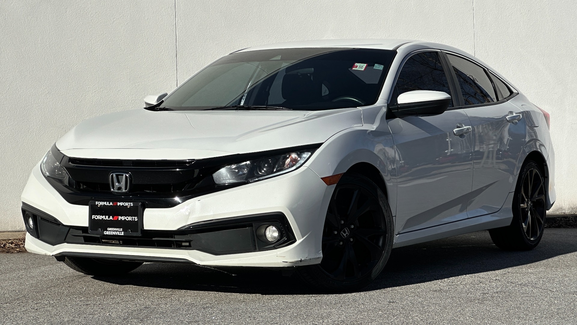 Used 2019 Honda Civic Sedan SPORT / CLOTH / REARVIEW / 4CYL for sale Sold at Formula Imports in Charlotte NC 28227 1