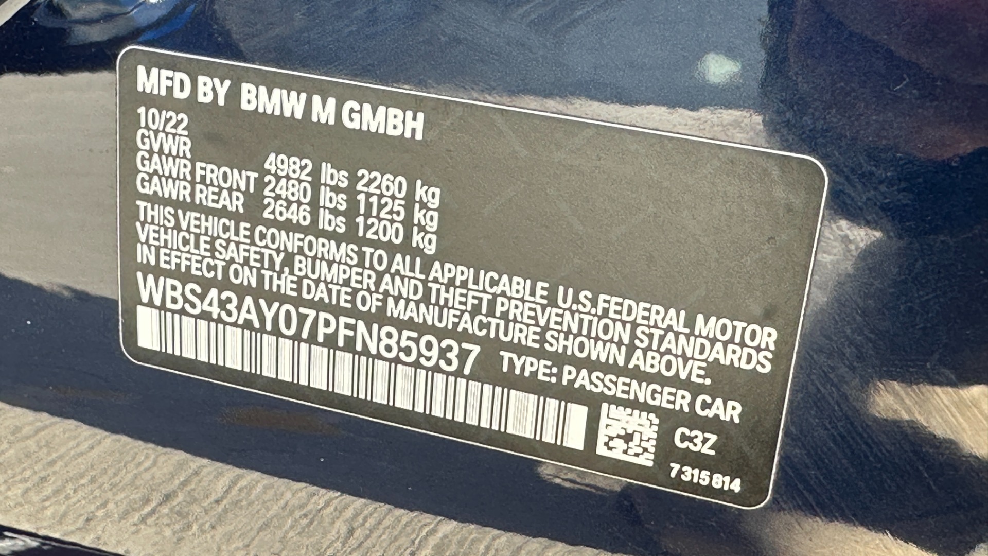 Used 2023 BMW M3 COMPETITION xDRIVE / EXECUTIVE / DRIVE PRO / LASER LIGHTS / CARBON TRIM for sale Sold at Formula Imports in Charlotte NC 28227 47