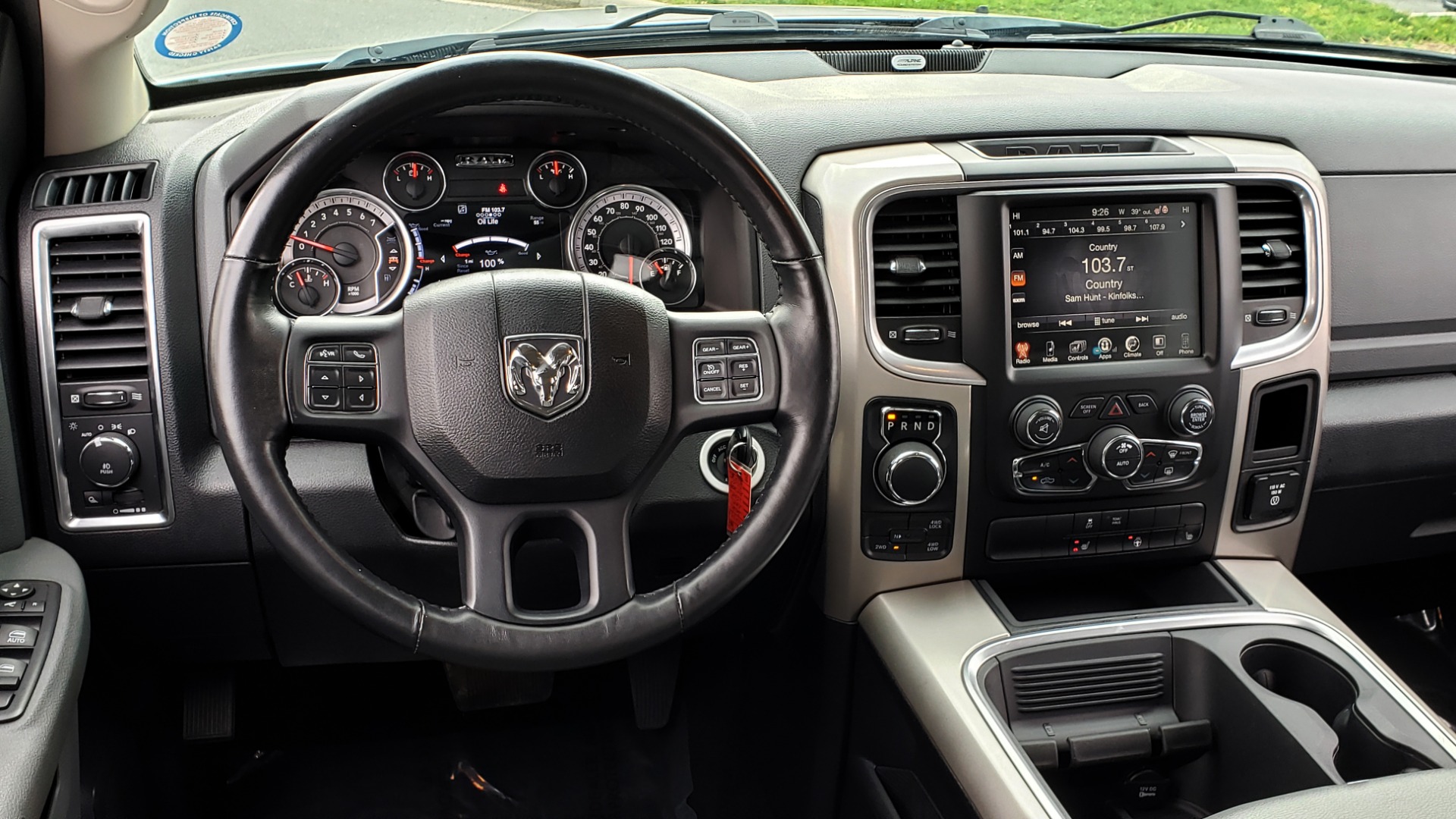 Used 2016 Ram 1500 OUTDOORSMAN 4X4 / CREW CAB / REARVIEW / HTD STS for sale Sold at Formula Imports in Charlotte NC 28227 34