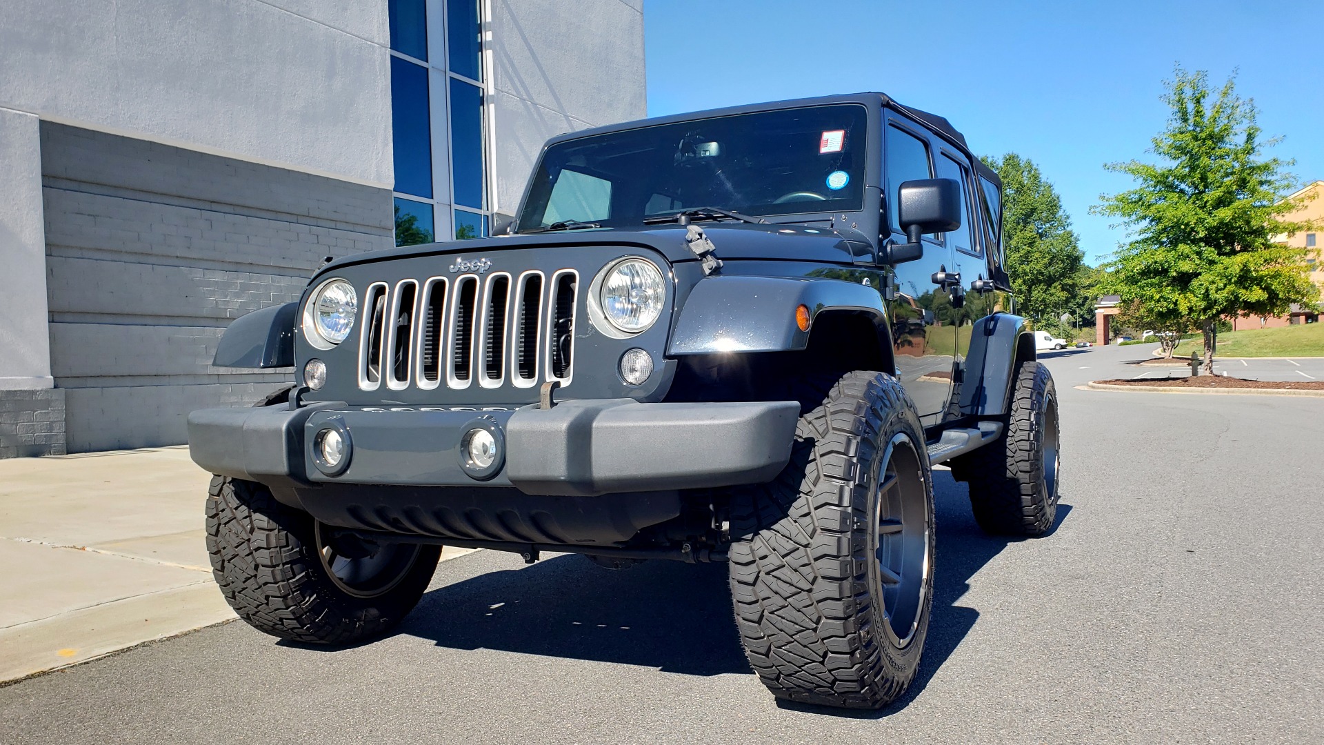 Used 2016 Jeep WRANGLER UNLIMITED SAHARA 4X4 / NAV / ALPINE / TOW PKG / CUSTOM WHEELS for sale Sold at Formula Imports in Charlotte NC 28227 1