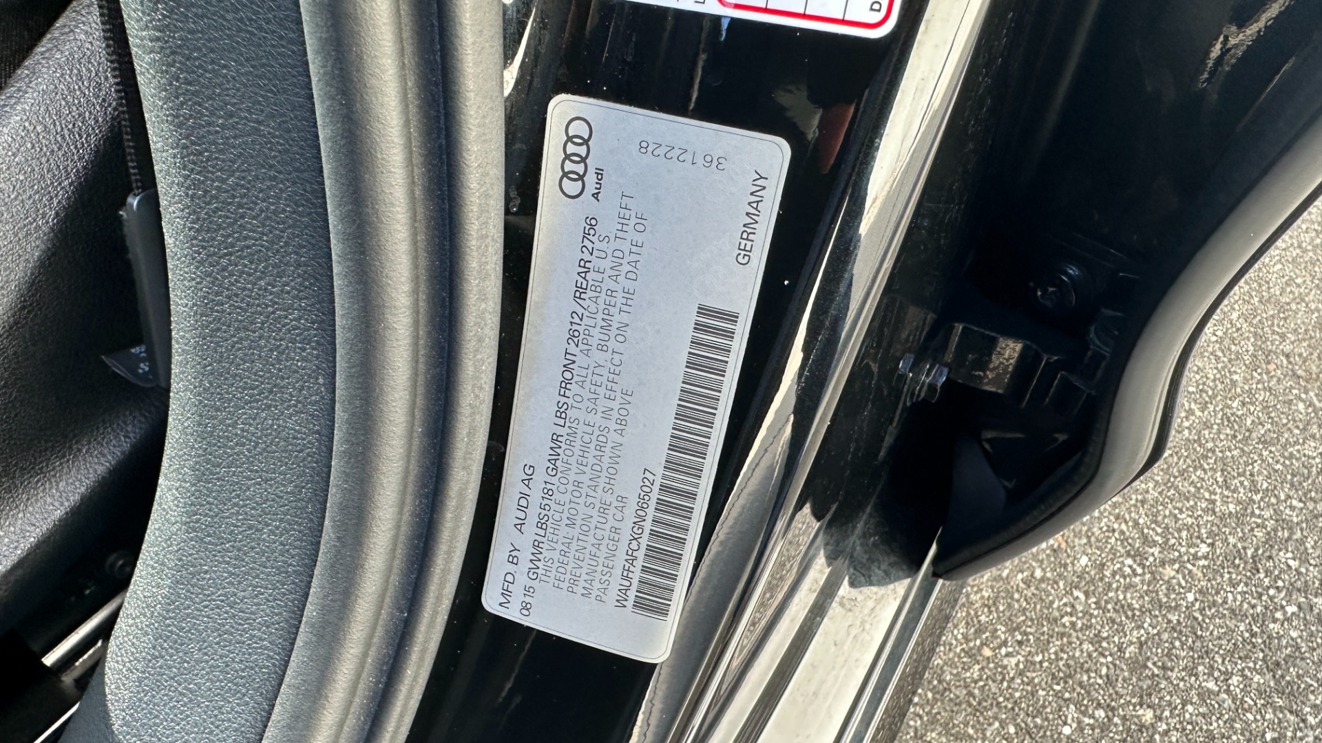 Used 2016 Audi A6 2.0T PREMIUM / LEATHER / SUNROOF / HEATED SEATS / QUATTRO ALL WHEEL DRIVE for sale Sold at Formula Imports in Charlotte NC 28227 32