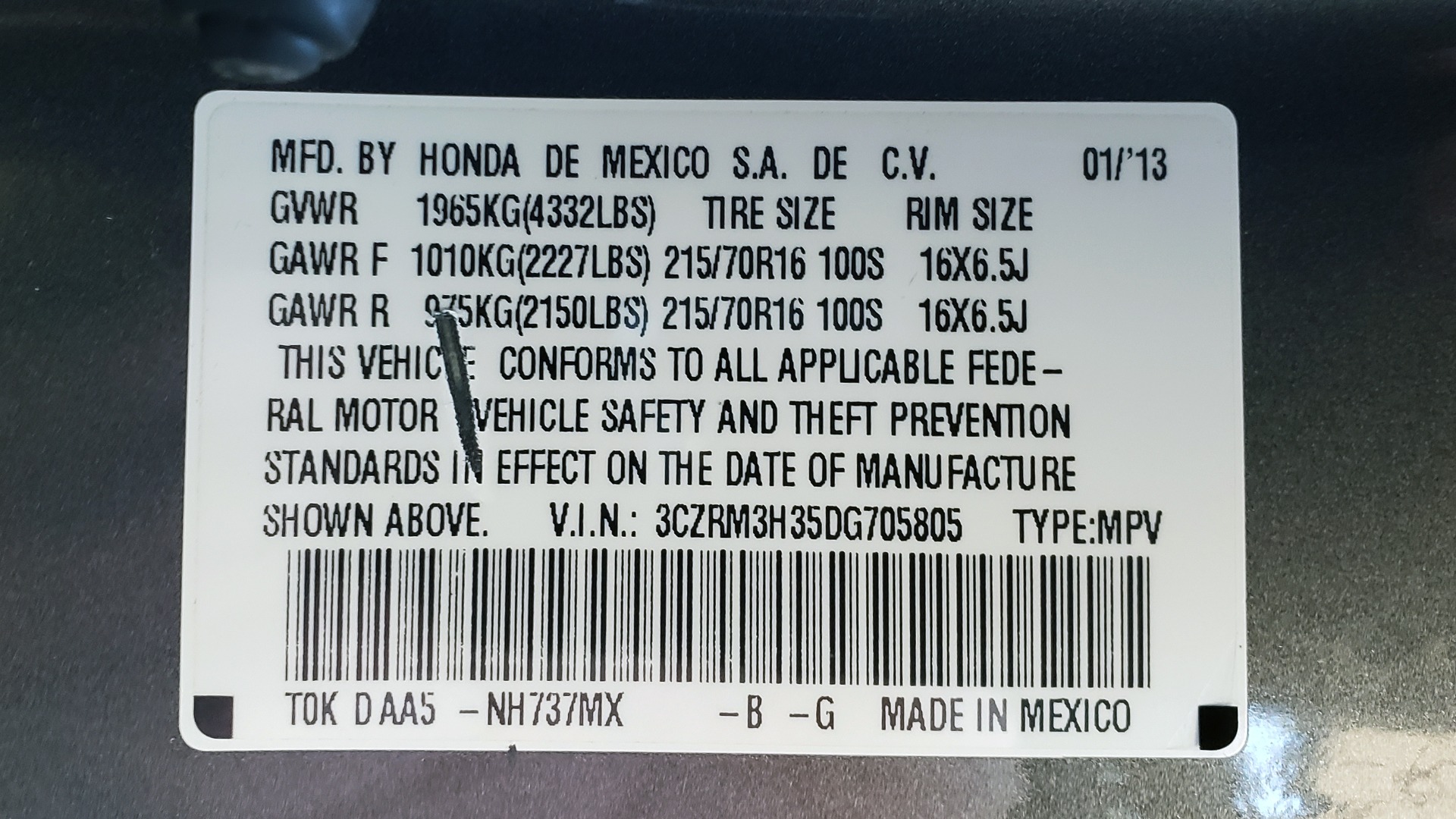 Used 2013 Honda CR-V LX 5-PASS SUV / PWR WNDWS / PWR LKS / VERY CLEAN! for sale Sold at Formula Imports in Charlotte NC 28227 82