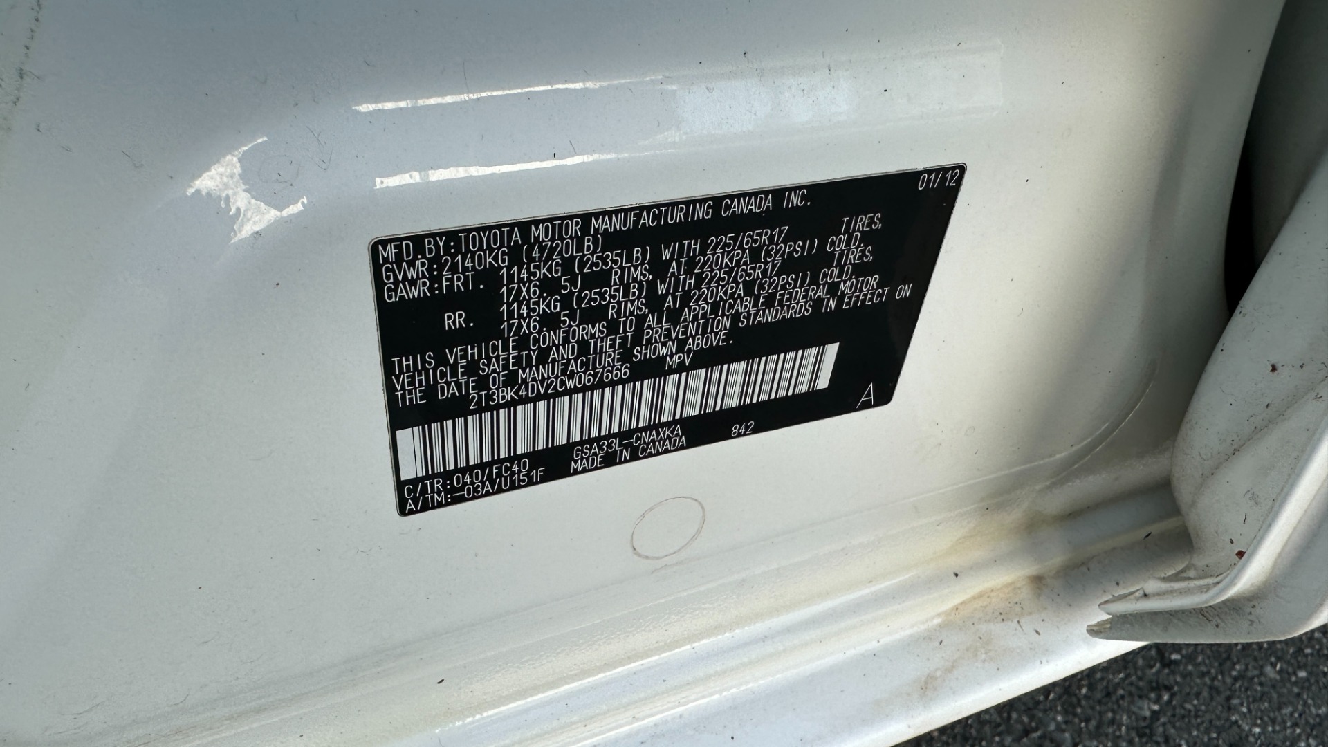 Used 2012 Toyota RAV4 4X4 / VALUE PACKAGE / ROOF RACK / TOW PACKAGE / DAYTIME RUNNING LIGHTS for sale Sold at Formula Imports in Charlotte NC 28227 31