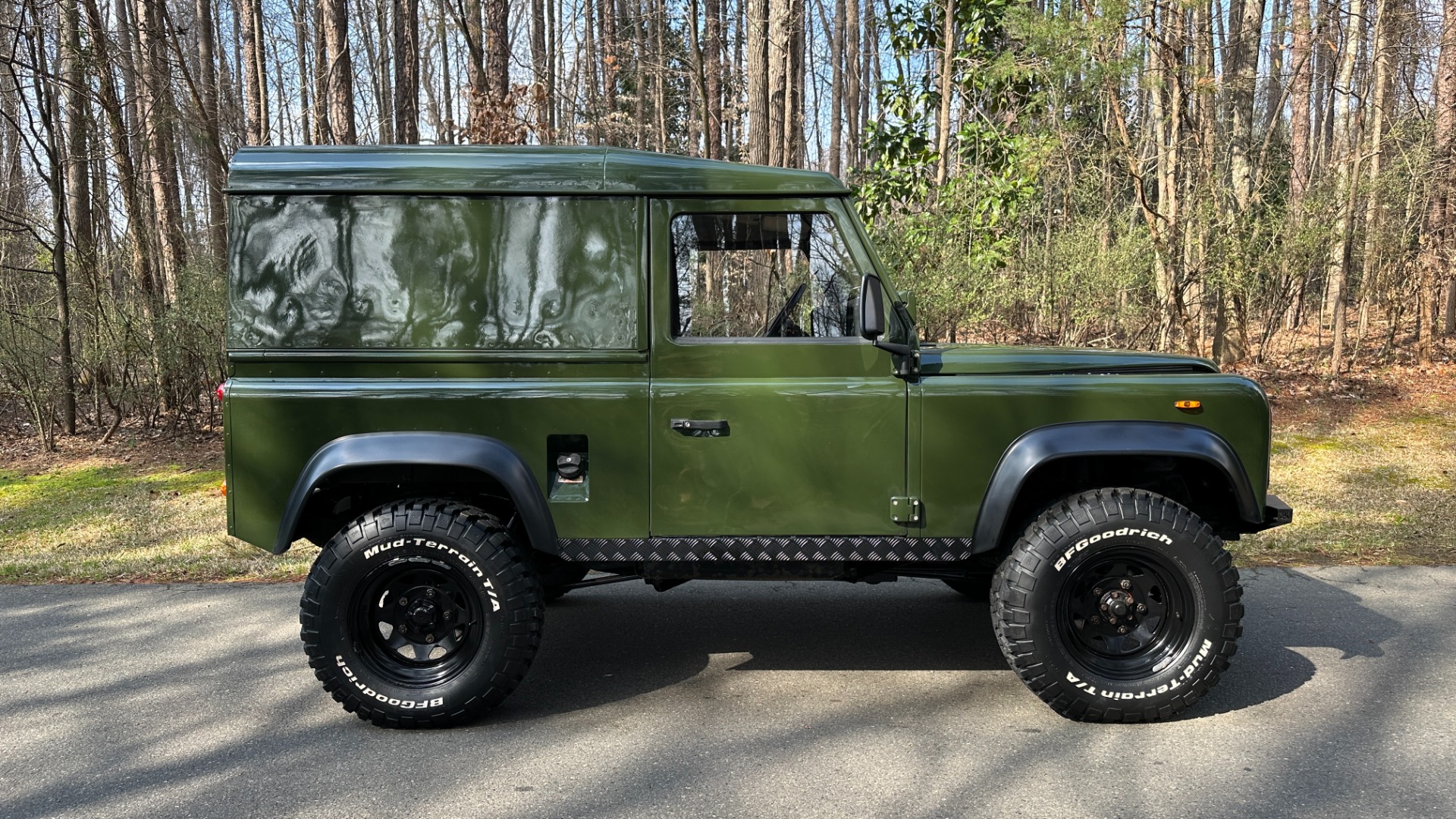 Used 1994 Land Rover Defender Defender 90 RESTORED / 200 TDi DIESEL / HARD TOP / REAR BENCH / BUMPERS for sale Sold at Formula Imports in Charlotte NC 28227 9