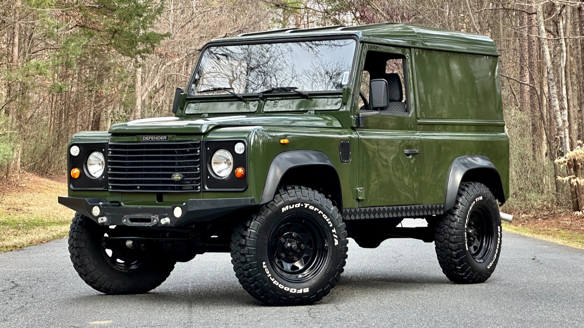 Used 1994 Land Rover Defender Defender 90 RESTORED / 200 TDi DIESEL / HARD TOP / REAR BENCH / BUMPERS for sale Sold at Formula Imports in Charlotte NC 28227 1