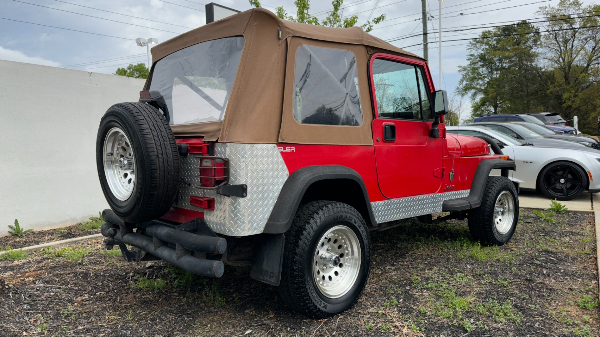 Used 1995 Jeep WRANGLER SOFT TOP / 4CYL ENGINE / 5SPD GEARBOX / BUMPERS / AC / UPGRADED RADIO for sale Sold at Formula Imports in Charlotte NC 28227 3