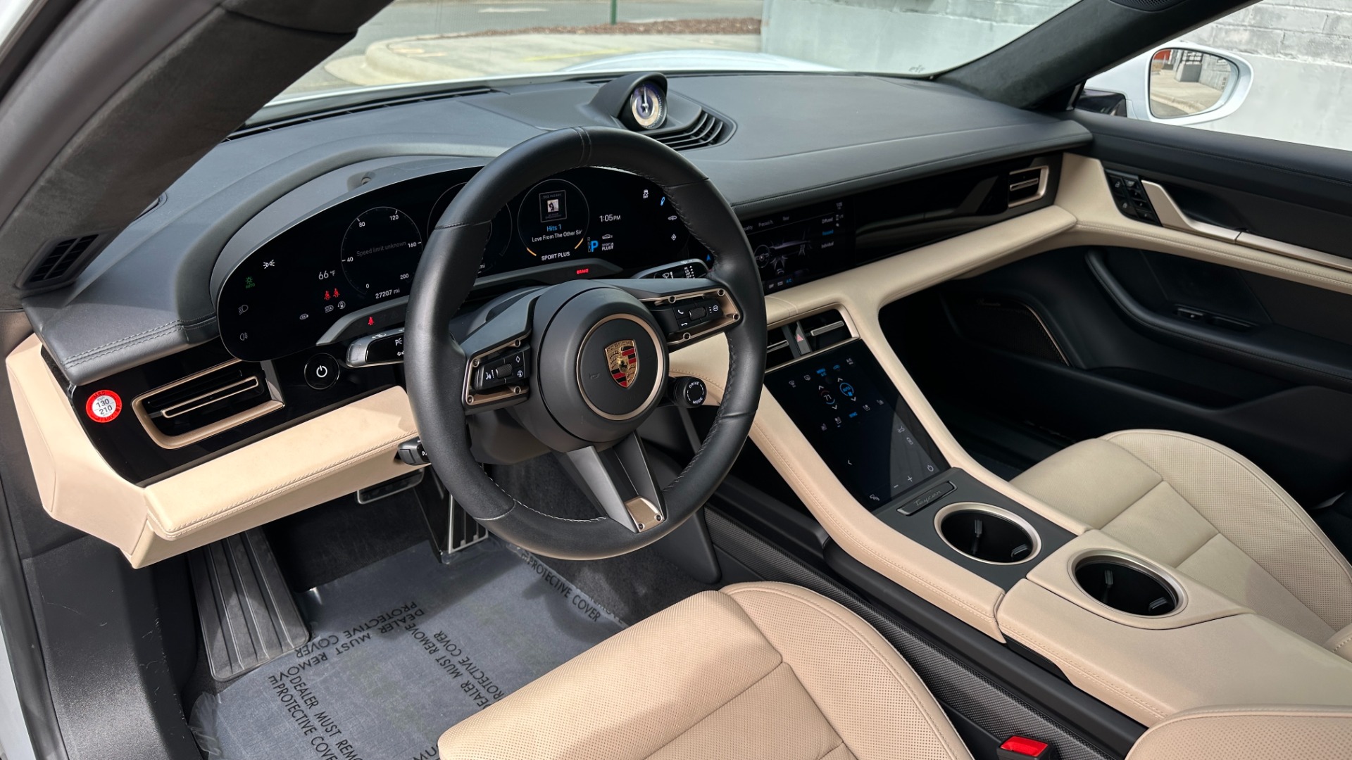 Used 2020 Porsche Taycan TURBO S AWD / OLEA CLUB INTERIOR / BURMESTER / SPORT CHRONO for sale Sold at Formula Imports in Charlotte NC 28227 11