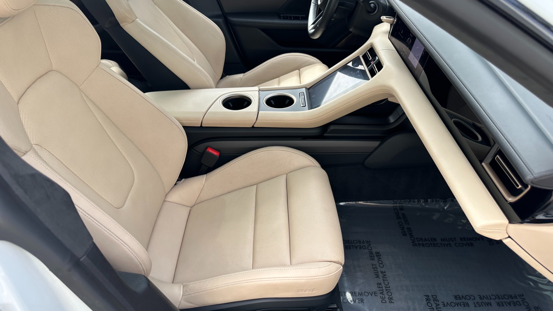 Used 2020 Porsche Taycan TURBO S AWD / OLEA CLUB INTERIOR / BURMESTER / SPORT CHRONO for sale Sold at Formula Imports in Charlotte NC 28227 39