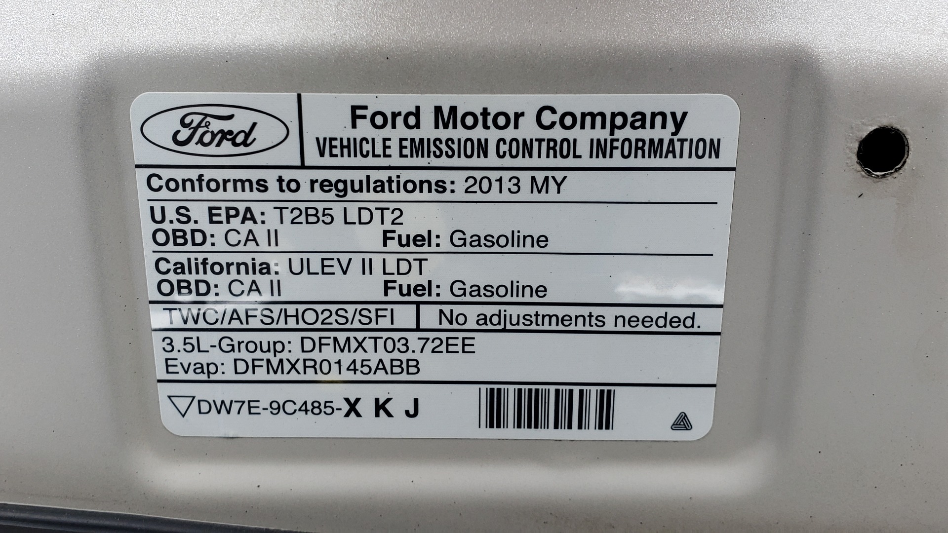 Used 2013 Ford EDGE SE / AWD / 18 IN WHEELS / SYNC / 3.5L V6 / AUTO for sale Sold at Formula Imports in Charlotte NC 28227 12