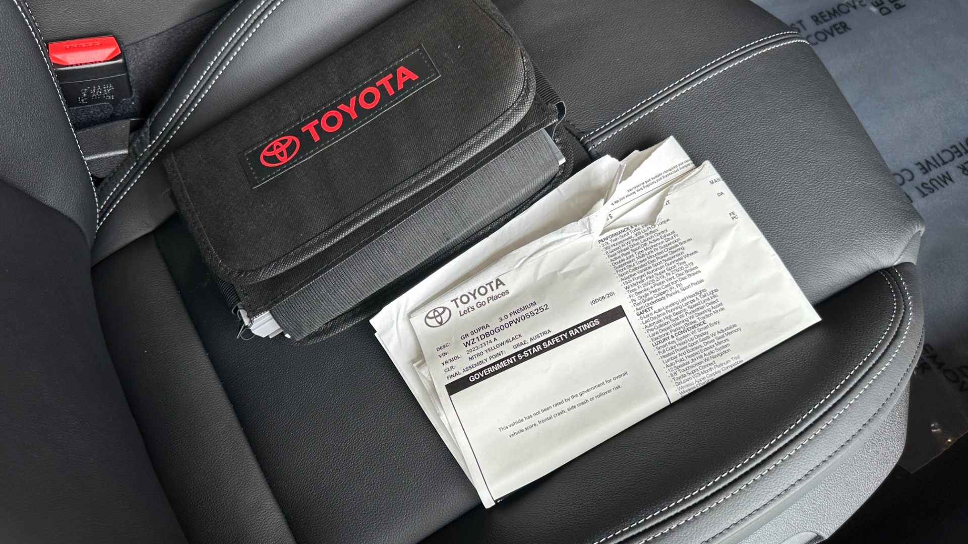 Used 2023 Toyota GR Supra 3.0 PREMIUM / UPGRADED AERO KIT / CARBON FIBER / DRIVER ASSIST for sale Sold at Formula Imports in Charlotte NC 28227 34