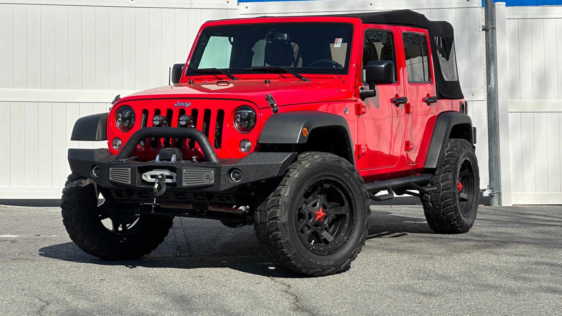 Used 2017 Jeep Wrangler Unlimited SPORT S / POWER SOFT TOP / ROUGH COUNTRY  / WINCH / LIGHTS / WHEEL UPGRADE For Sale ($35,000) | Formula Imports Stock  #FC12820