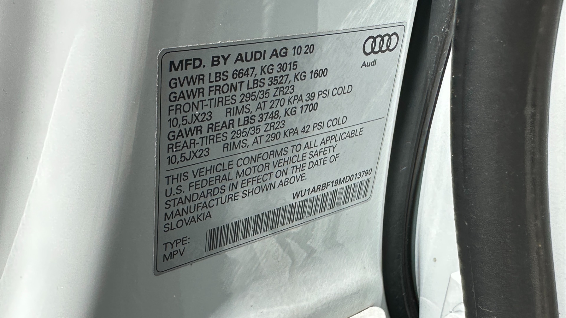 Used 2021 Audi RS Q8 for sale Sold at Formula Imports in Charlotte NC 28227 15