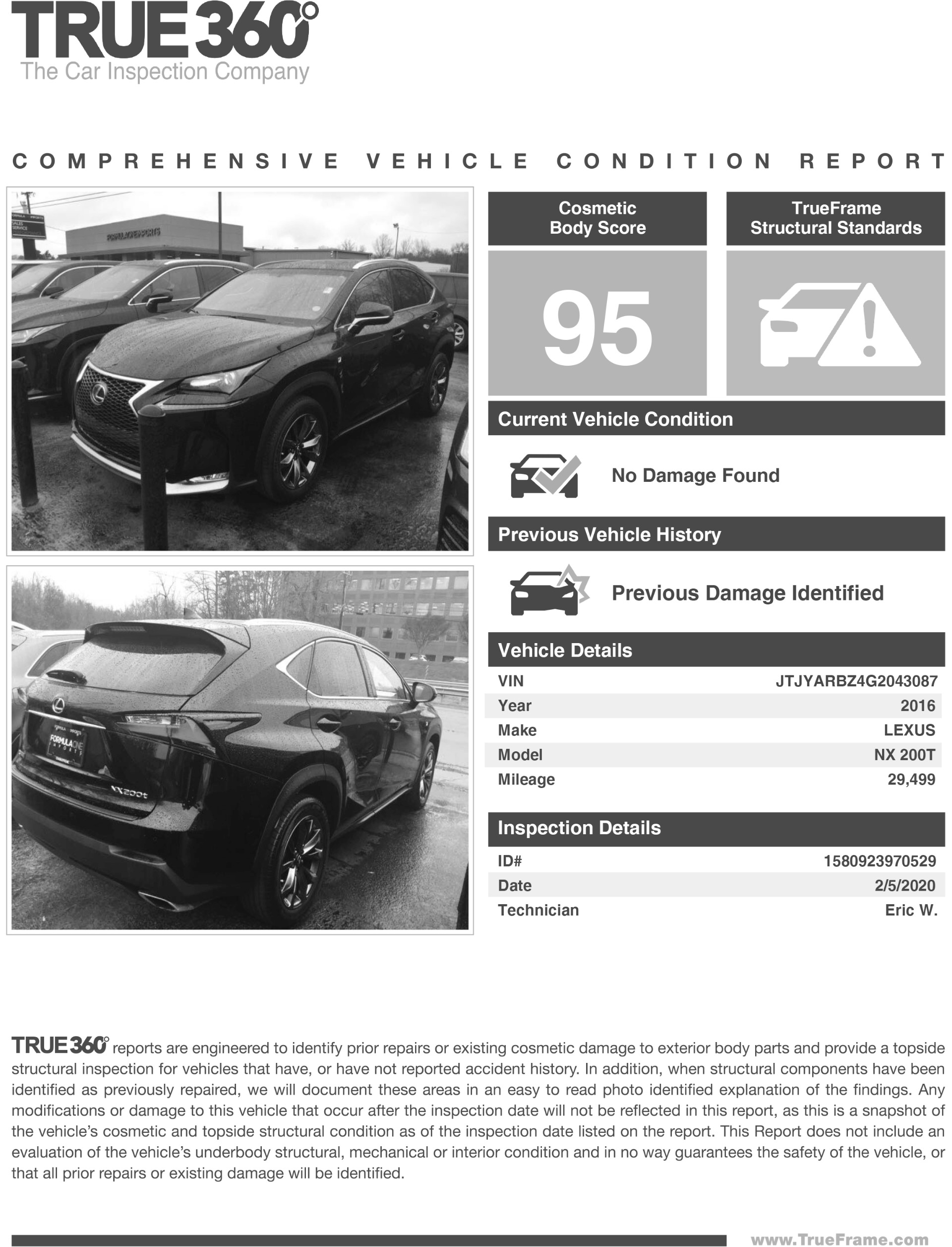 Used 2016 Lexus NX 200t F-SPORT PREMIUM / SUNROOF / BSM / REARVIEW / ELECTROCHROMIC for sale Sold at Formula Imports in Charlotte NC 28227 88