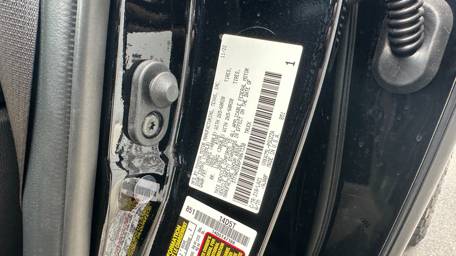 Used 2023 Toyota Tundra 4WD PLATINUM / TRD 3IN LIFT KIT / METHOD WHEELS / LOADED for sale Sold at Formula Imports in Charlotte NC 28227 15