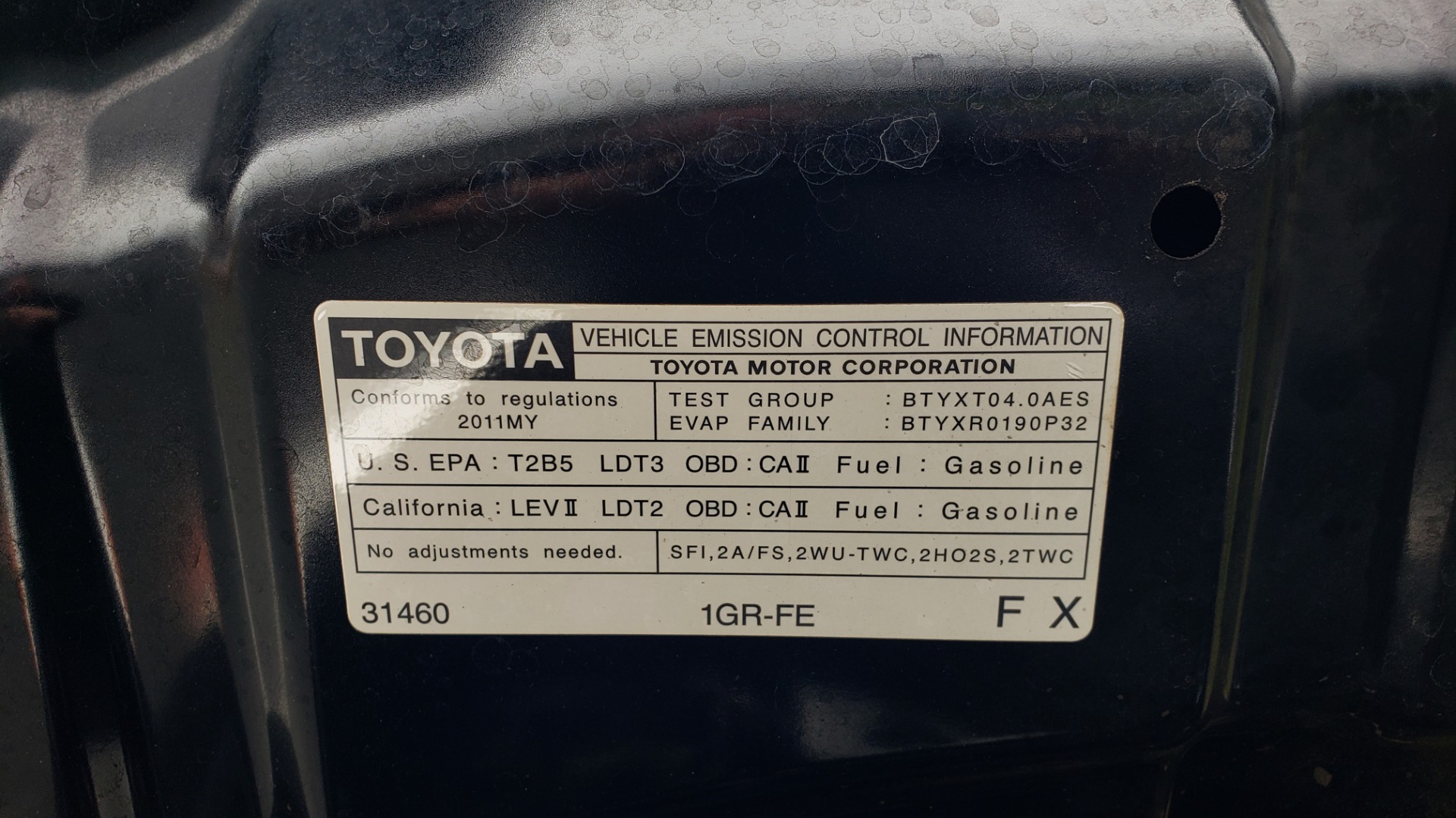 Used 2011 Toyota 4RUNNER SR5 2WD / 5-SPD AUTO / 4.0L V6 / SAT RADIO / PWR STS for sale Sold at Formula Imports in Charlotte NC 28227 11