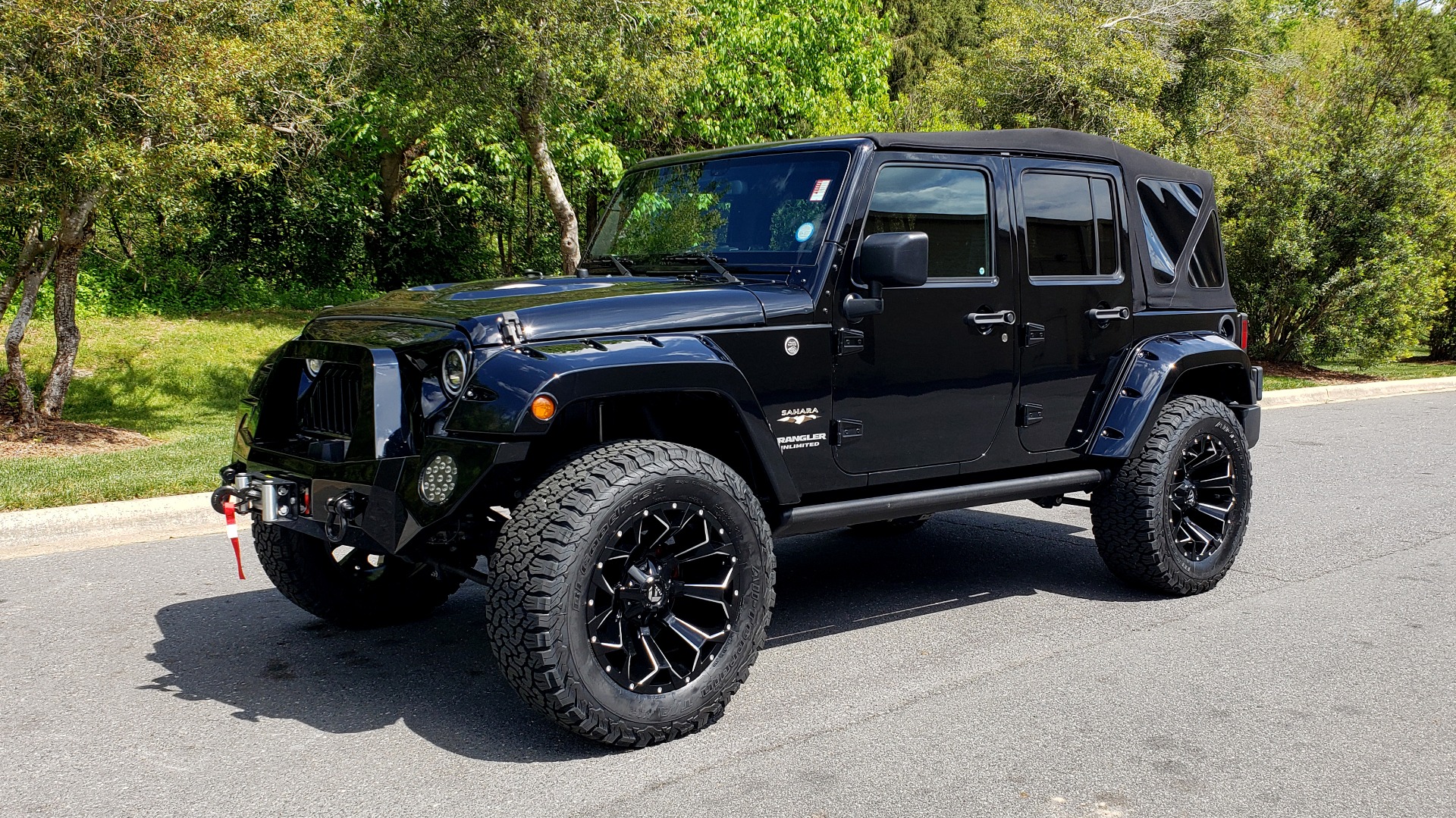 Used 2017 Jeep Wrangler Unlimited Sahara for sale Sold at Formula Imports in Charlotte NC 28227 1