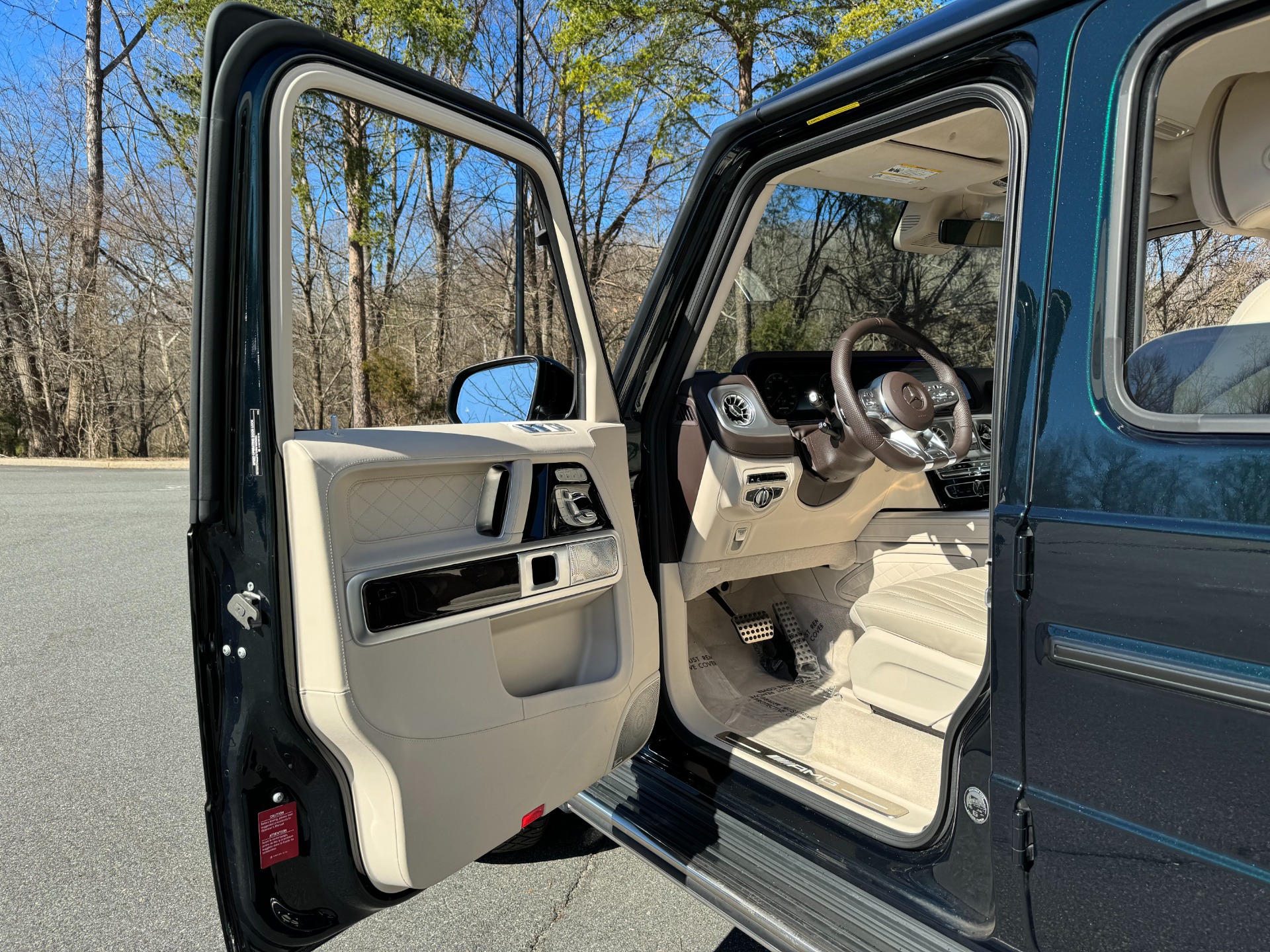 Used 2023 Mercedes-Benz G63 AMG DESIGNO INTERIOR / NIGHT PACKAGE / RARE BEIGE INTERIOR for sale $222,000 at Formula Imports in Charlotte NC 28227 13