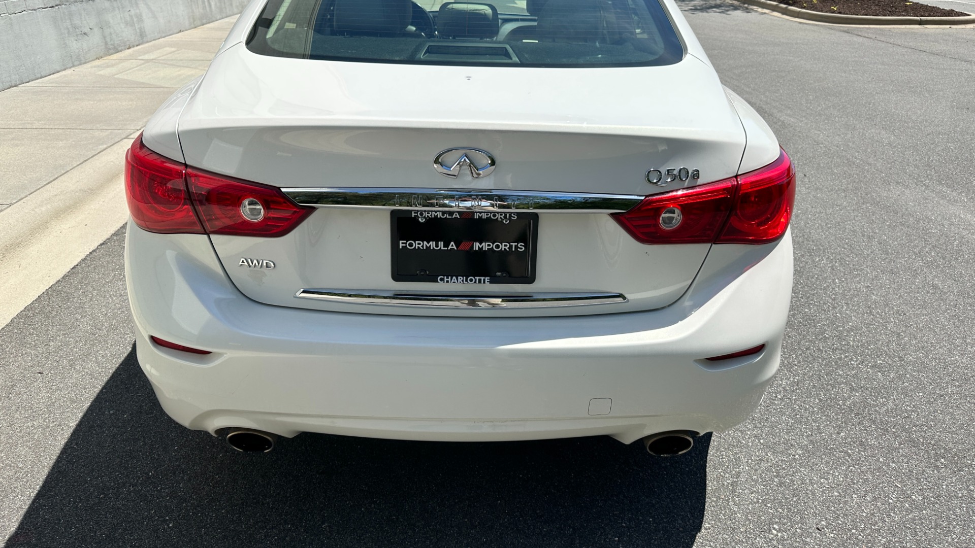Used 2015 INFINITI Q50 AWD / PEARL PAINT / MOONROOF PKG / ALL WEATHER PKG / CARGO PKG for sale $16,995 at Formula Imports in Charlotte NC 28227 8
