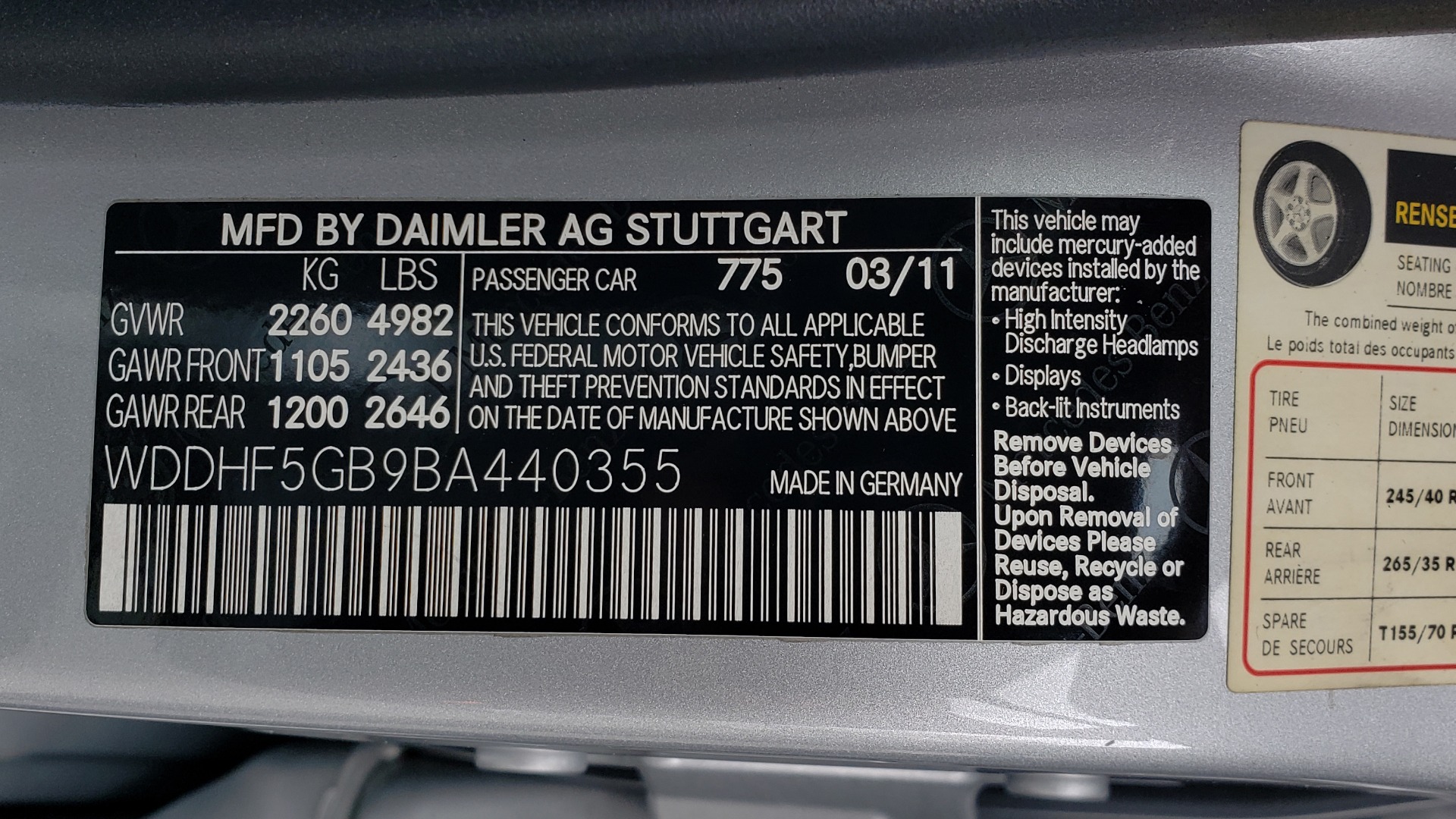 Used 2011 Mercedes-Benz E-CLASS E 350 PREMIUM / SUNROOF / NAV / HTD STS / REARVIEW for sale Sold at Formula Imports in Charlotte NC 28227 82