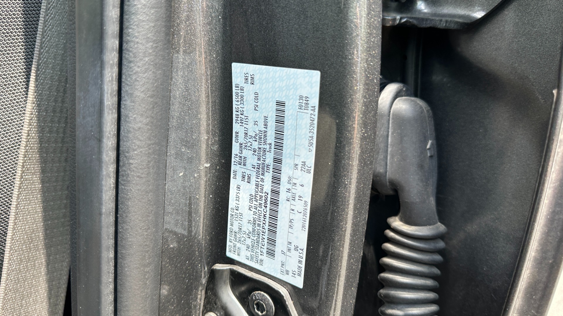 Used 2017 Ford F-150 XLT / 2.7L ECOBOOST / TOW PKG / BACKUP CAMERA for sale $26,995 at Formula Imports in Charlotte NC 28227 15