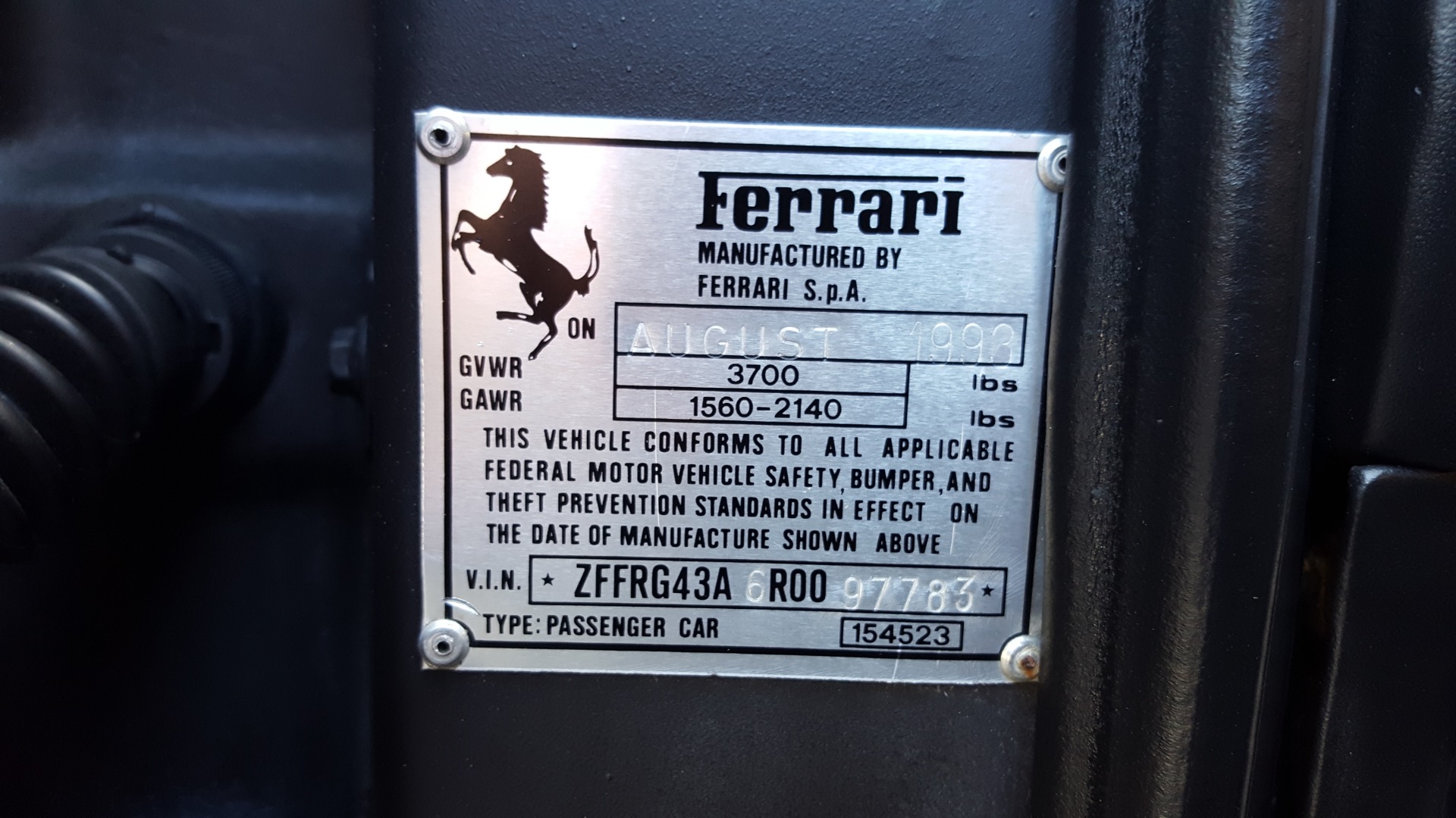 Used 1994 Ferrari 348 SPIDER CONVERTIBLE / GATED 5-SPD MANUAL for sale Sold at Formula Imports in Charlotte NC 28227 41