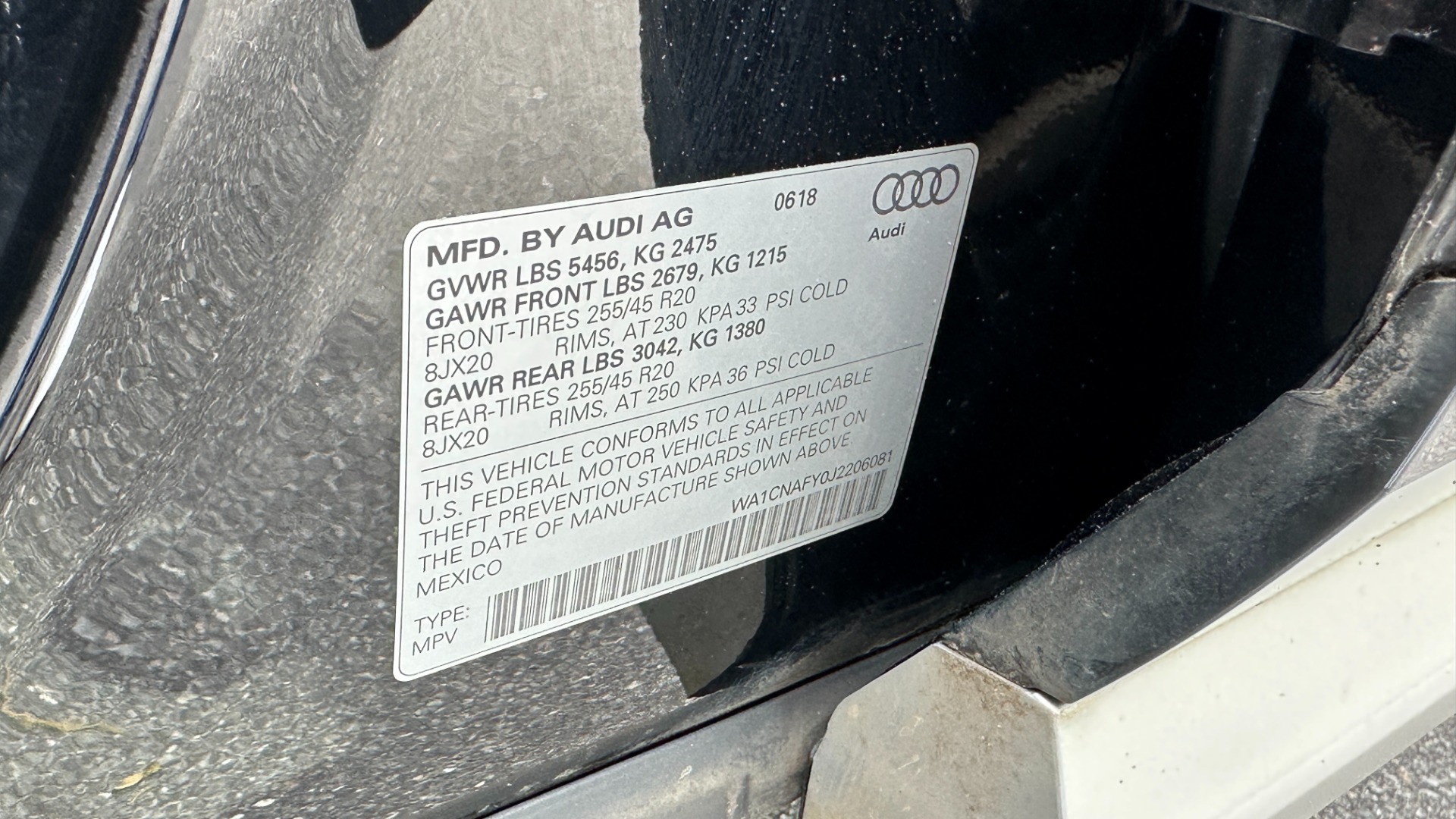 Used 2018 Audi Q5 PRESTIGE / DRIVER ASSISTANCE / COLD WEATHER / WOOD INLAYS for sale $25,995 at Formula Imports in Charlotte NC 28227 15