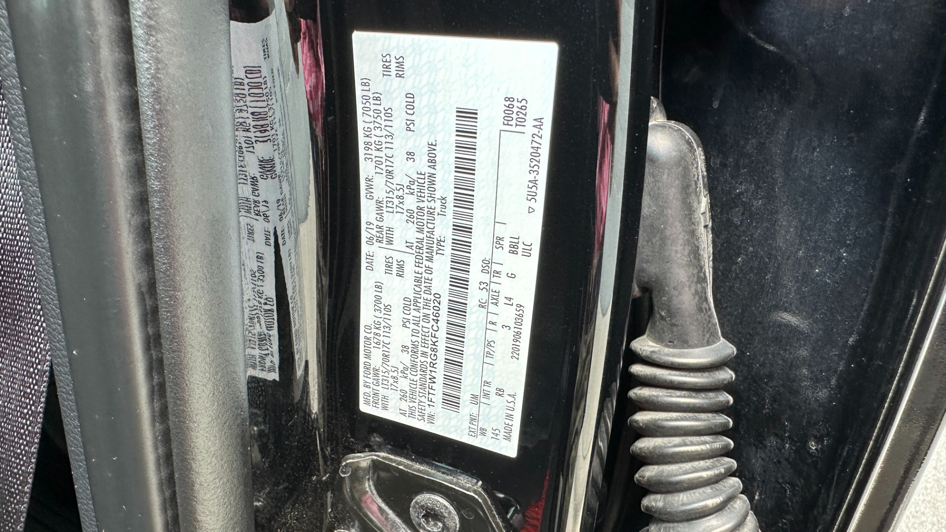 Used 2019 Ford F-150 RAPTOR / ECOBOOST / TECH PKG / PANORAMIC ROOF / BLOCK HEATER for sale Sold at Formula Imports in Charlotte NC 28227 14