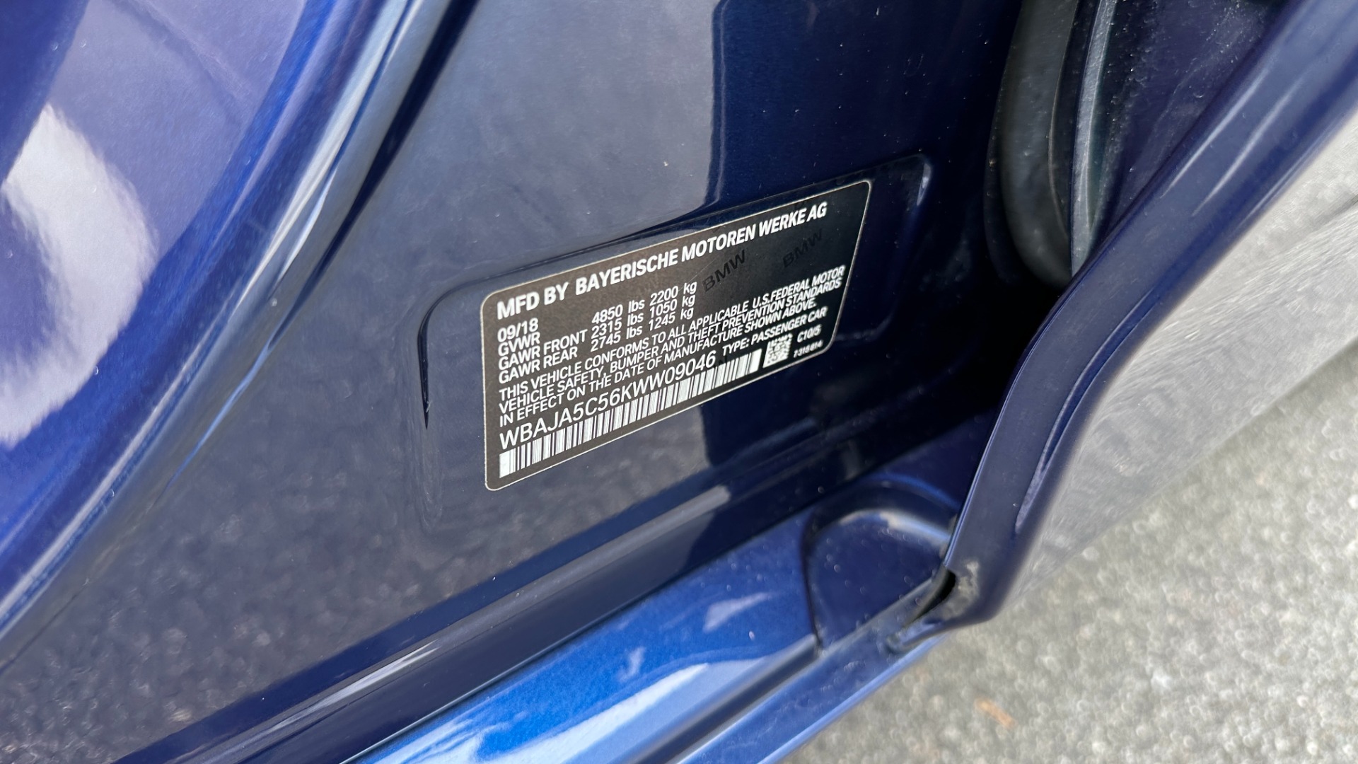 Used 2019 BMW 5 Series 530i / LIGHTING PACKAGE / CONVENIENCE PACKAGE / 19IN WHEELS for sale Sold at Formula Imports in Charlotte NC 28227 15