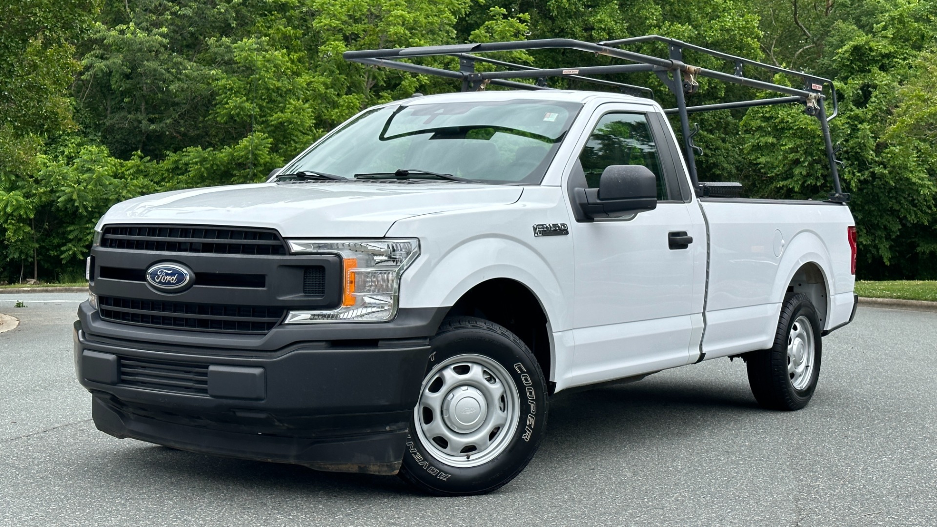 Used 2019 Ford F-150 XL / WORK TRUCK / VINYL SEATS / BED RACK / TOOLBOX / 2WD for sale $18,995 at Formula Imports in Charlotte NC 28227 1
