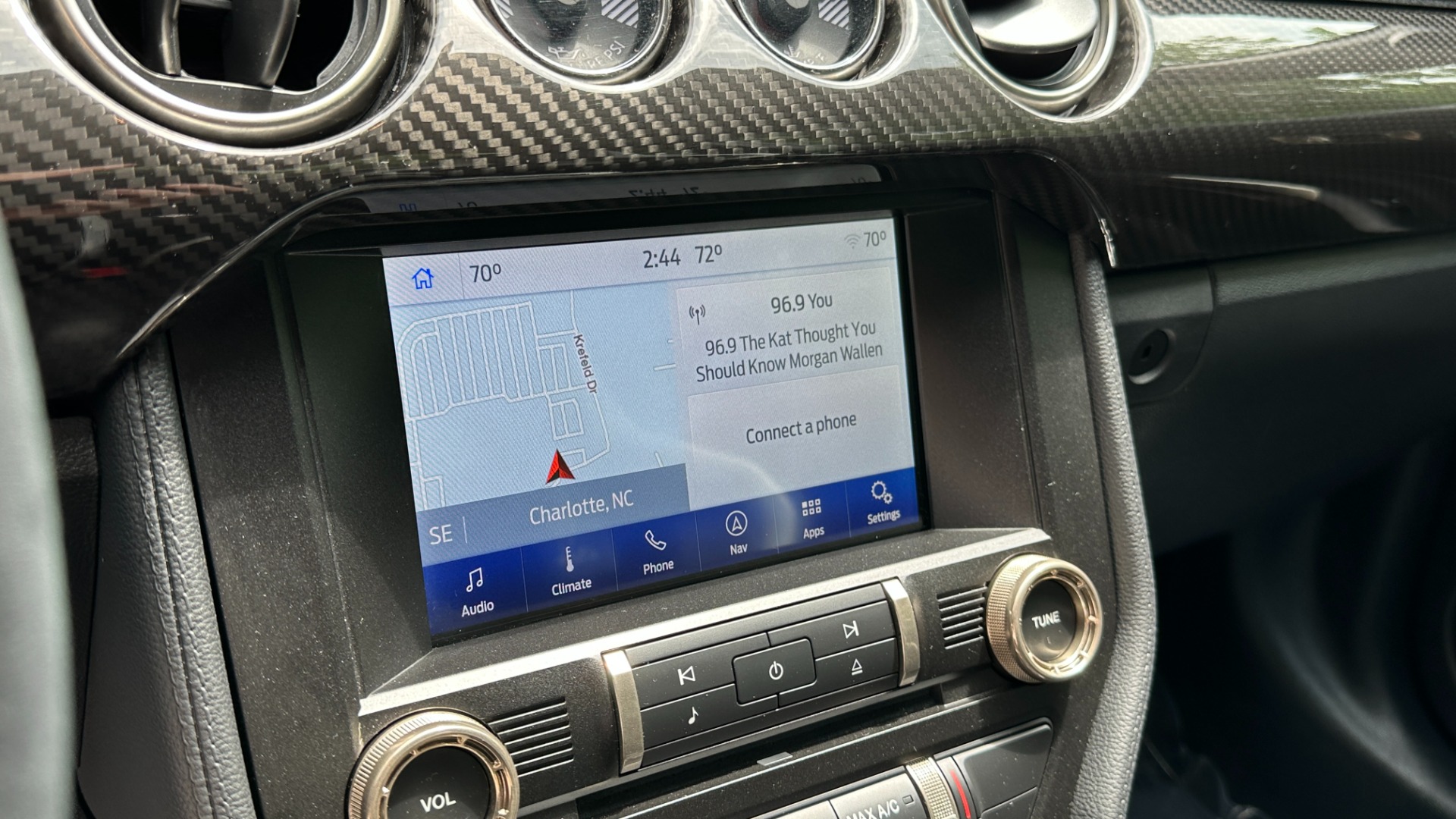 Used 2021 Ford Mustang SHELBY GT500 / CARBON FIBER TRACK PACK / RECARO / TECH PKG / PAINTED STRIPE for sale $118,000 at Formula Imports in Charlotte NC 28227 23