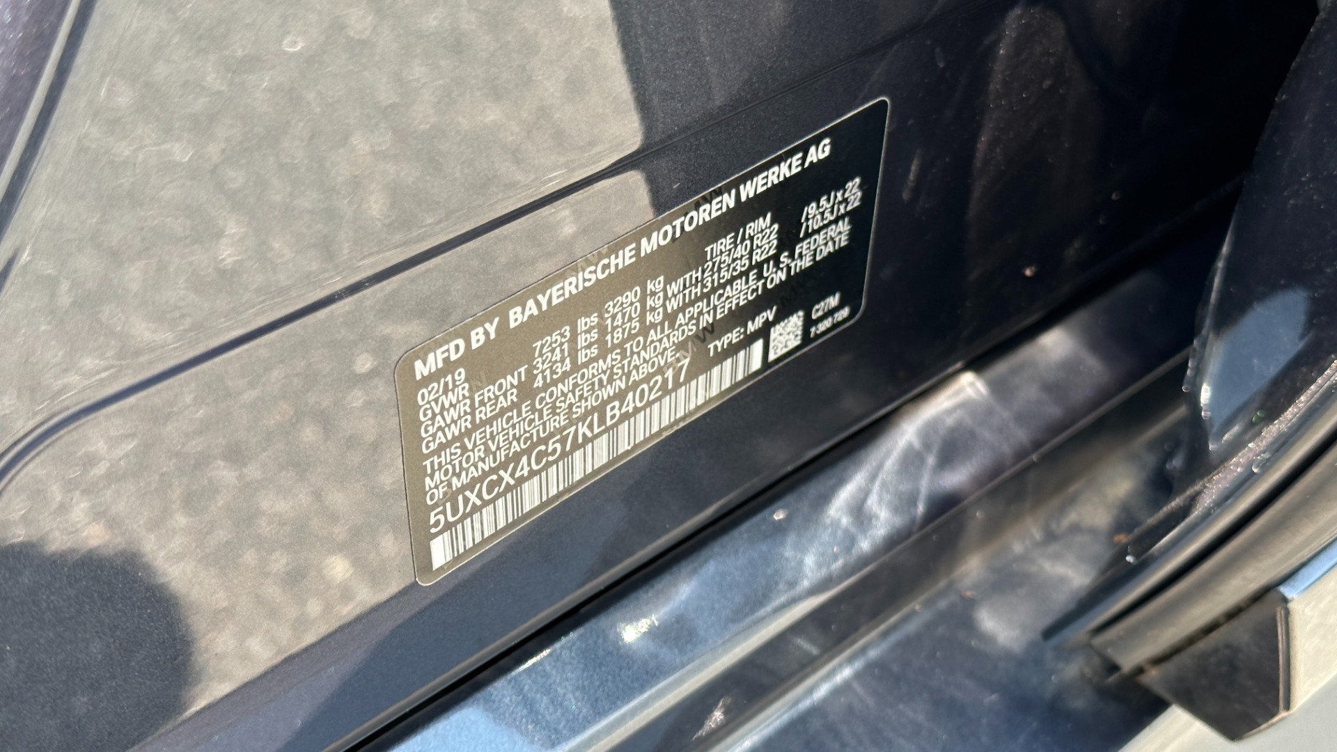 Used 2019 BMW X7 xDrive50i / EXECUTIVE / M SPORT / EXECUTIVE / DYNAMIC HANDLING / LEATHER for sale $53,800 at Formula Imports in Charlotte NC 28227 17