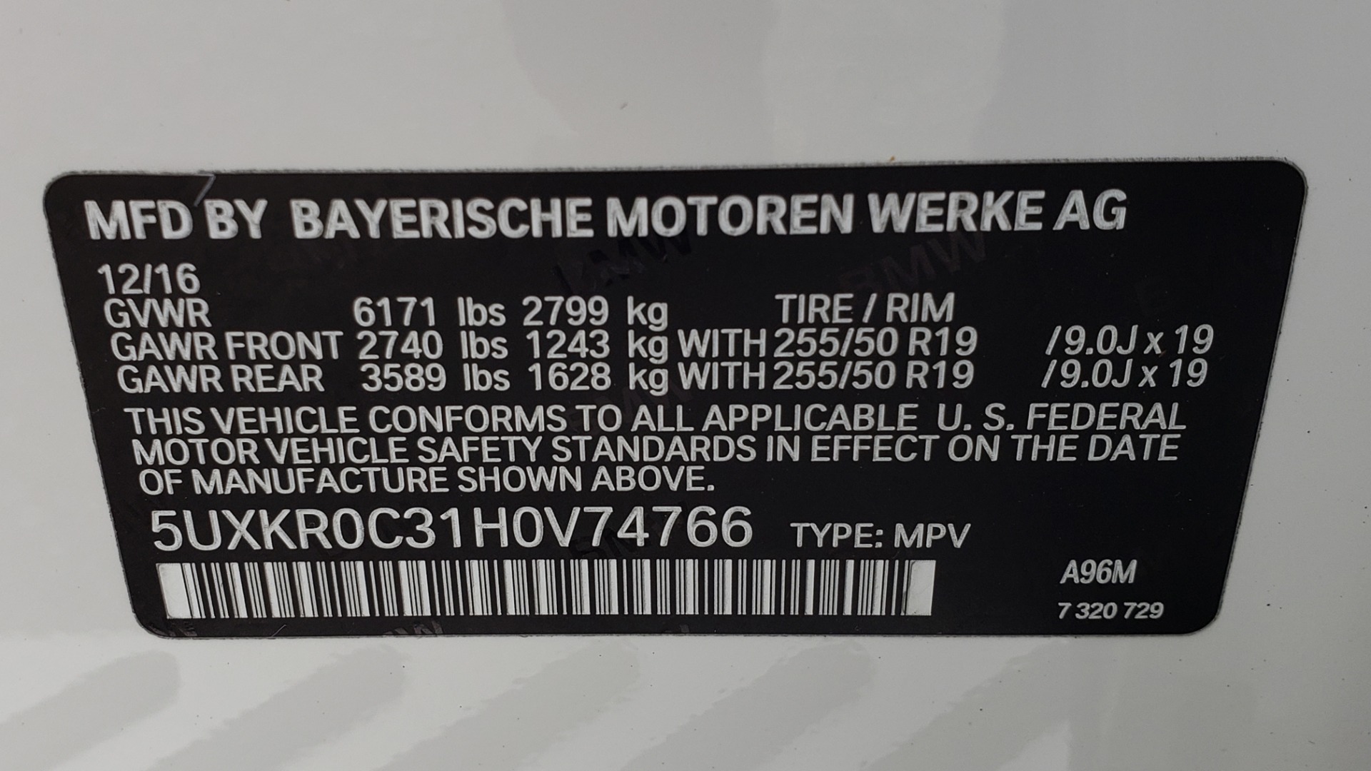 Used 2017 BMW X5 XDRIVE35I / NAV / HUD / DRVR ASST / SUNROOF / REARVIEW for sale Sold at Formula Imports in Charlotte NC 28227 89