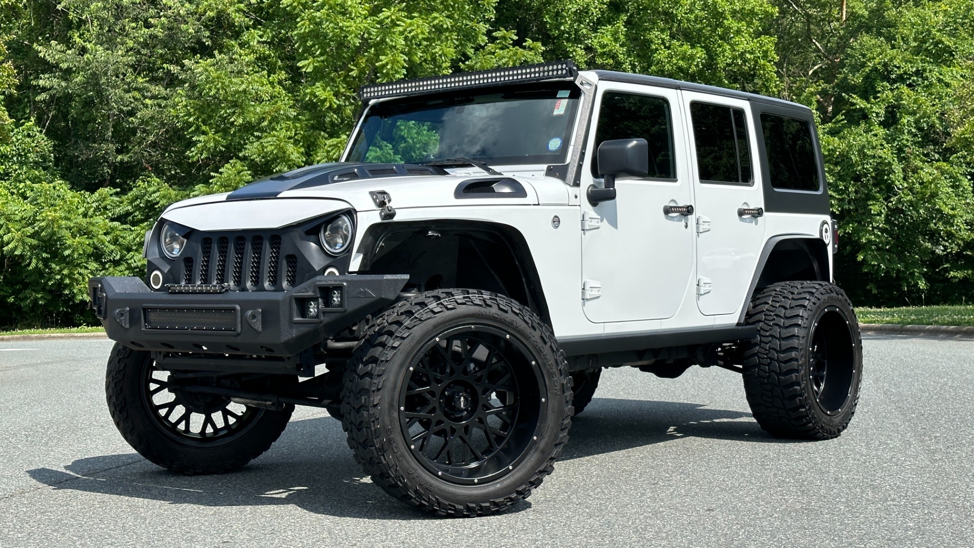 Used 2018 Jeep Wrangler JK Unlimited Willys Wheeler for sale Sold at Formula Imports in Charlotte NC 28227 1