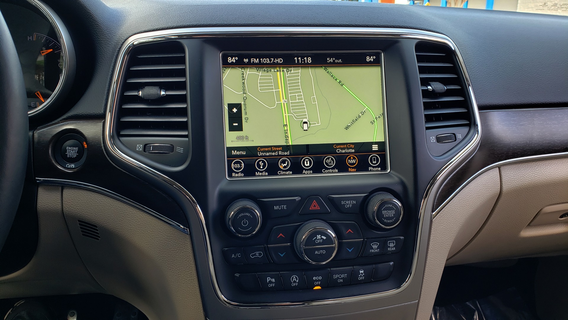 Used 2018 Jeep GRAND CHEROKEE LIMITED 4X4 / NAV / SUNROOF / HTD STS / REARVIEW for sale Sold at Formula Imports in Charlotte NC 28227 49