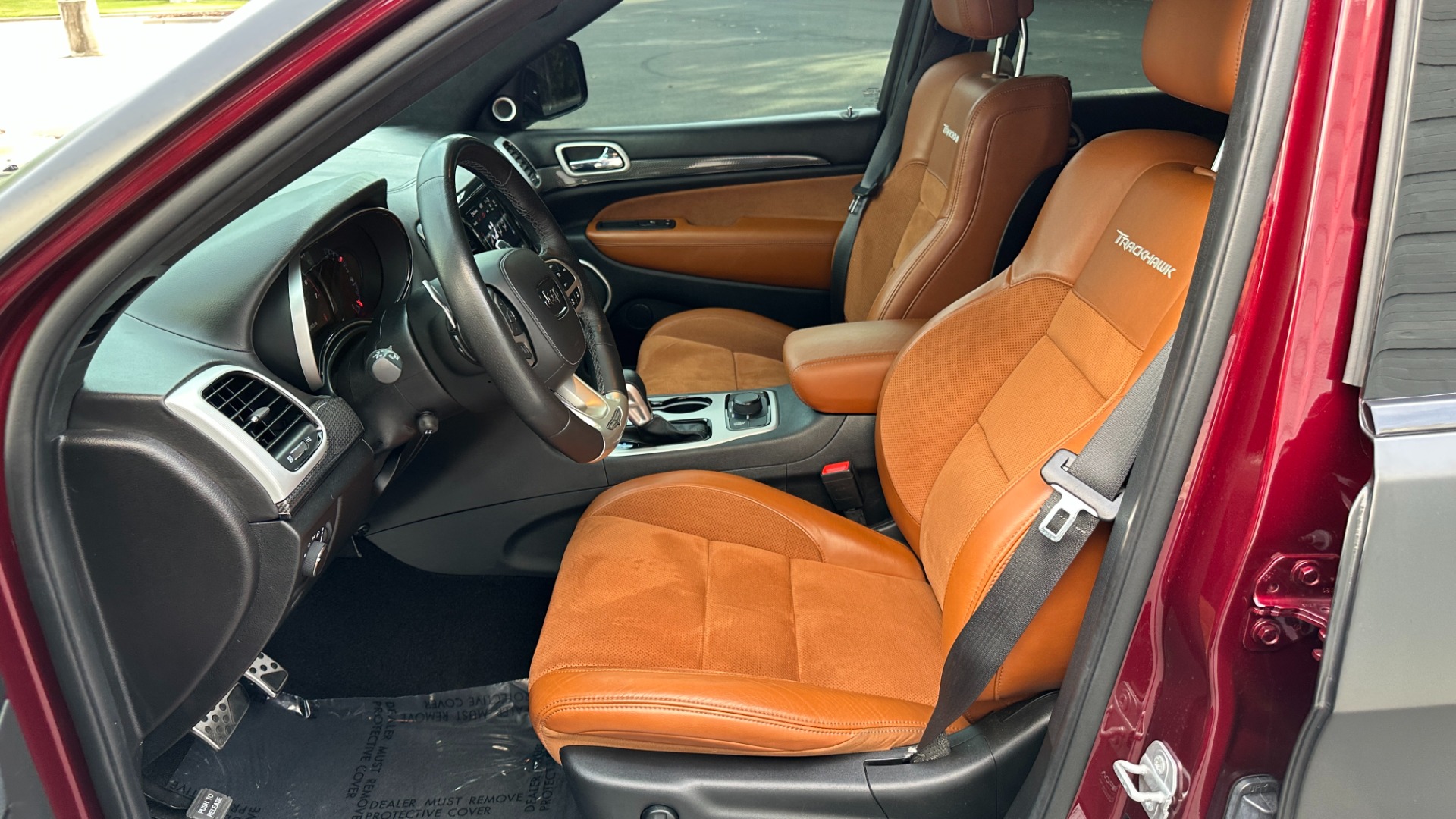 Used 2021 Jeep Grand Cherokee TRACKHAWK / SUPERCHARGED / STARLIGHT HEADLINER / VOSSEN WHEELS for sale $90,495 at Formula Imports in Charlotte NC 28227 12