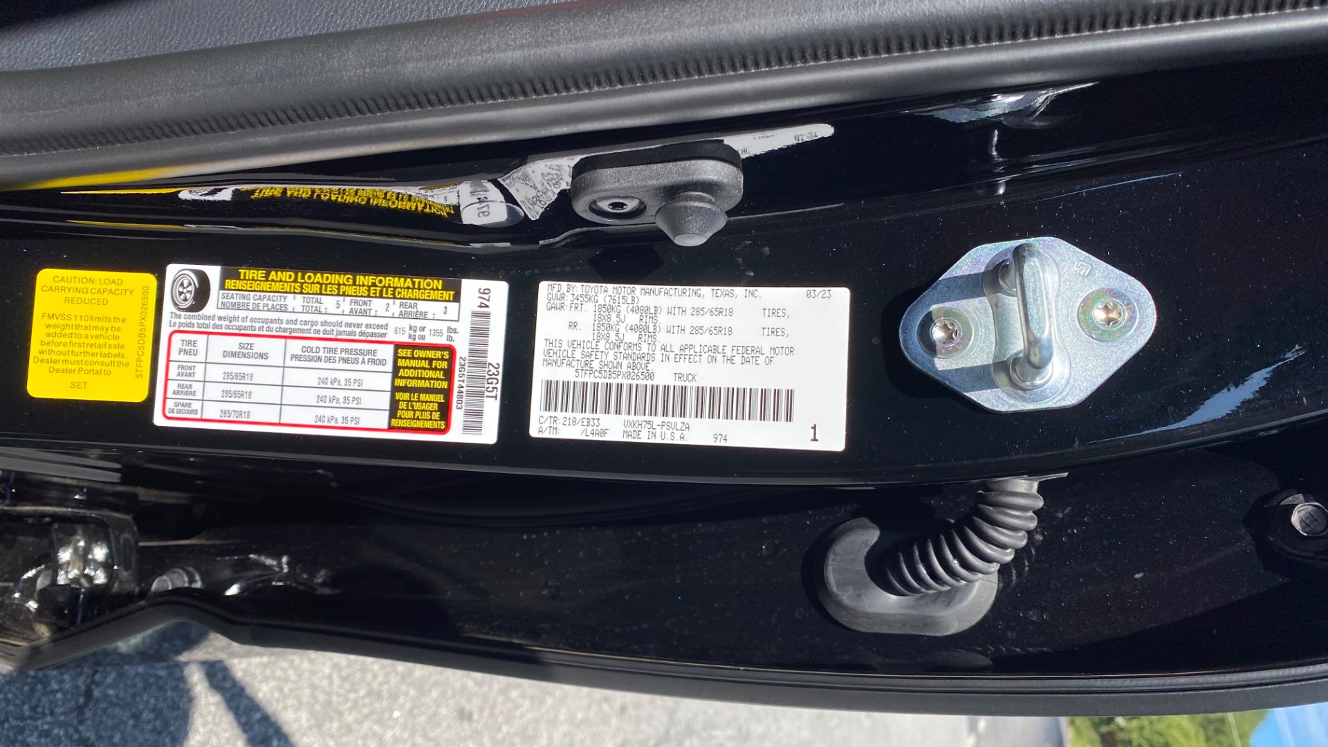 Used 2023 Toyota Tundra 4WD TRD Pro Hybrid for sale $72,995 at Formula Imports in Charlotte NC 28227 17