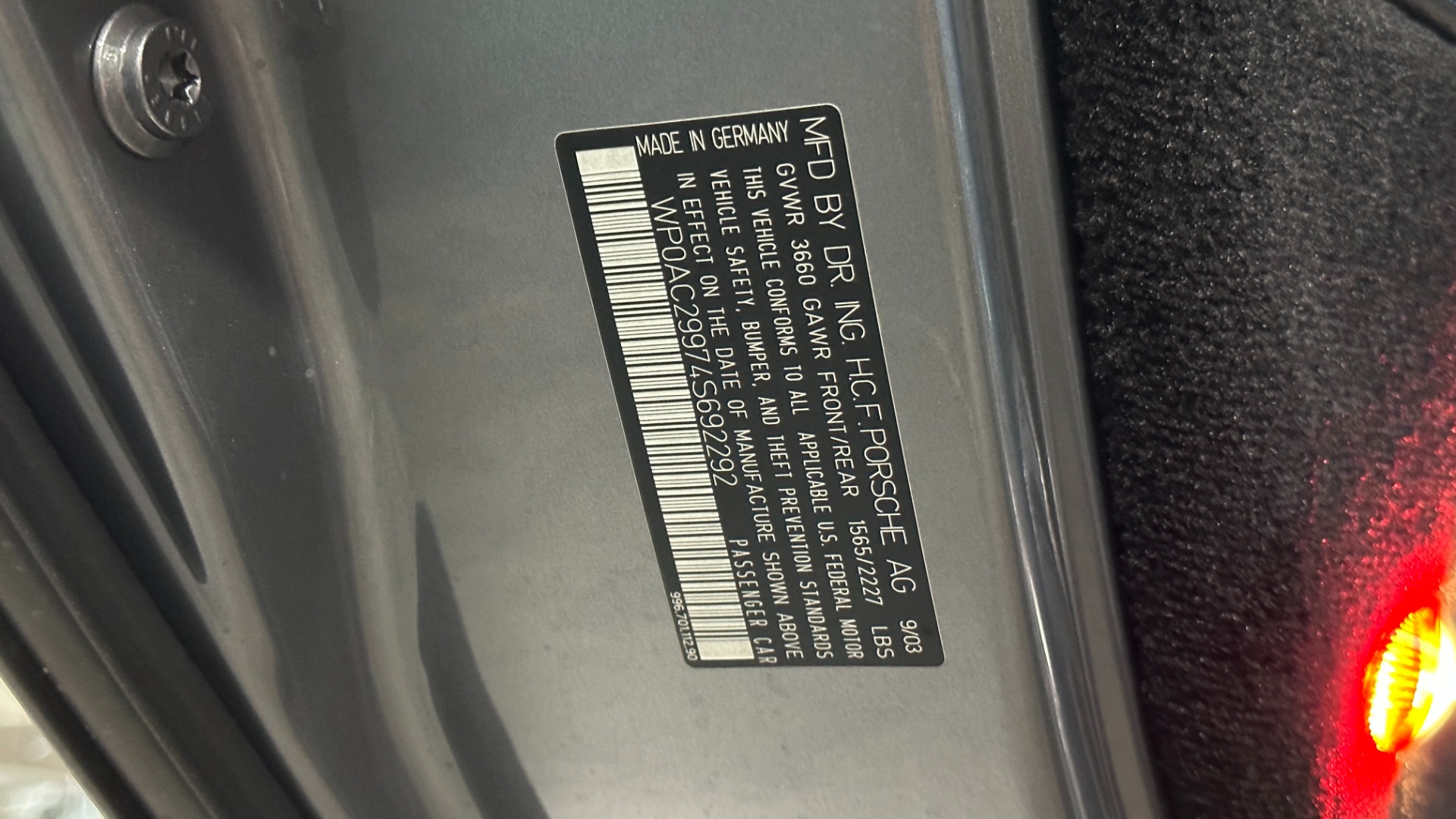 Used 2004 Porsche 911 GT3 / SPORTS SEATS / SERVICE BINDER / CLEAN DME for sale Sold at Formula Imports in Charlotte NC 28227 87