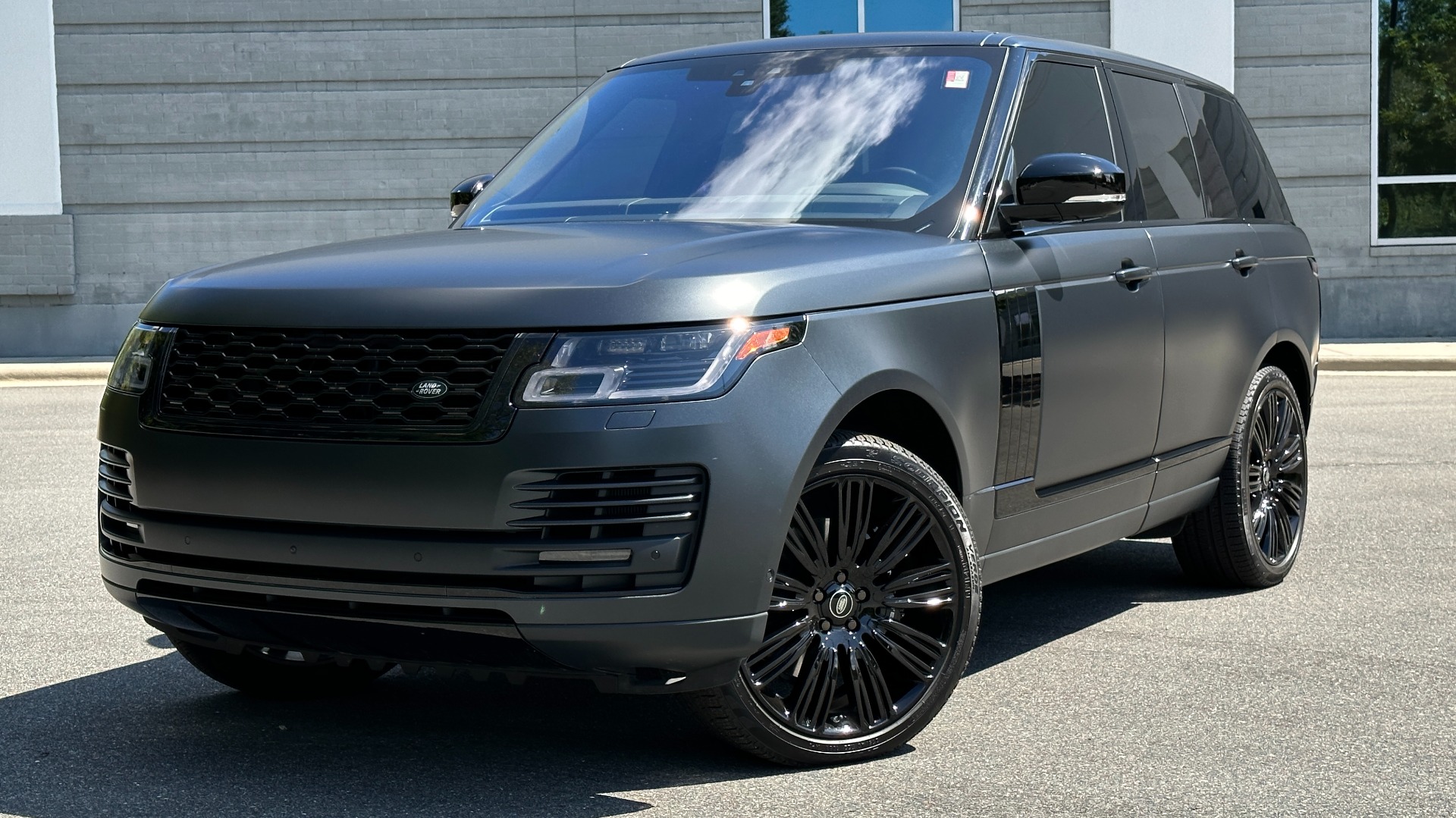 Used 2020 Land Rover Range Rover P525 HSE / SVO SATIN BLACK PAINT / GLOSS BLACK TRIM / DRIVER ASSIST for sale Sold at Formula Imports in Charlotte NC 28227 1