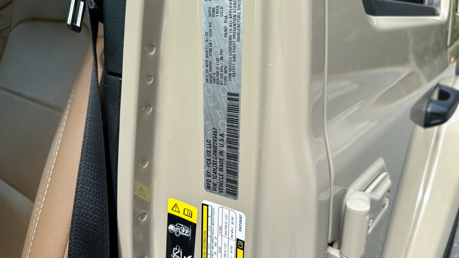 Used 2022 Jeep Wrangler UNLIMITED SAHARA / SKY ONE TOUCH TOP / COLD WEATHER PKG / LEATHER for sale Sold at Formula Imports in Charlotte NC 28227 15