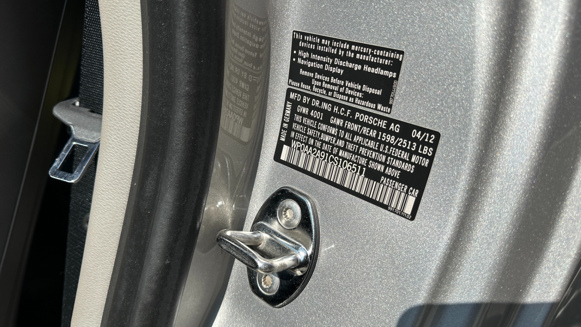 Used 2012 Porsche 911 991 CARRERA / PREMIUM PKG PLUS / SPORT EXHAUST / SPORT SEATS for sale $71,000 at Formula Imports in Charlotte NC 28227 20