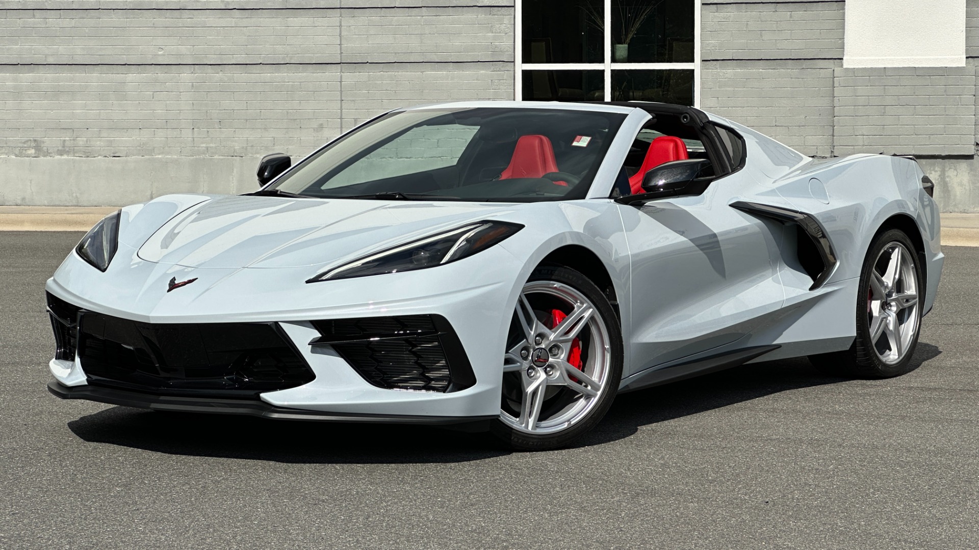 Used 2023 Chevrolet Corvette 1LT / PERF. EXHAUST / RED CALIPERS / FRONT SPLITTER / REAR SPOILER for sale $82,999 at Formula Imports in Charlotte NC 28227 1