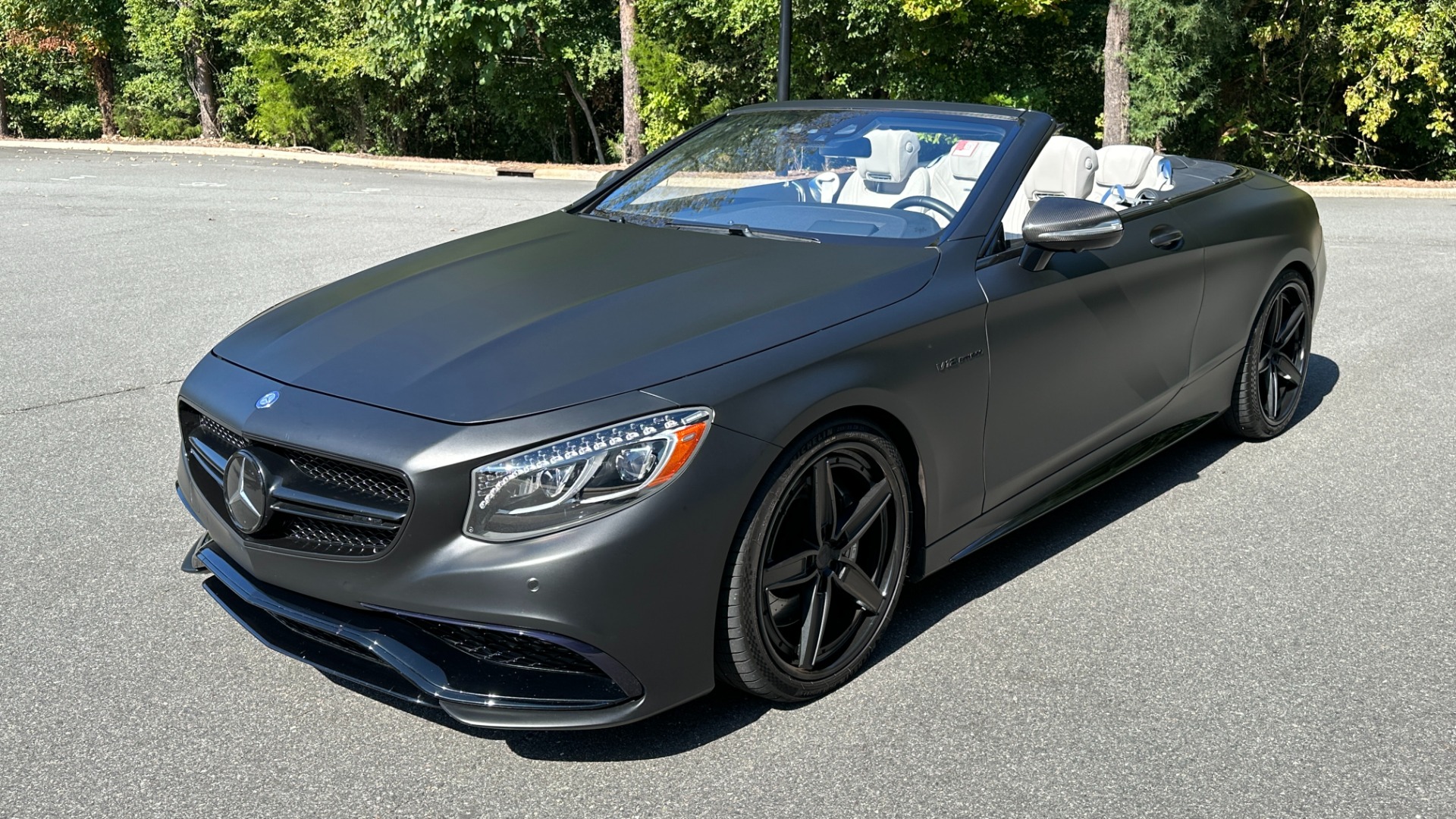 Used 2017 Mercedes-Benz S-Class AMG S 65 / ANRKY WHEELS / MATTE BLACK WRAP / CARBON FIBER / NIGH PKG for sale Sold at Formula Imports in Charlotte NC 28227 2