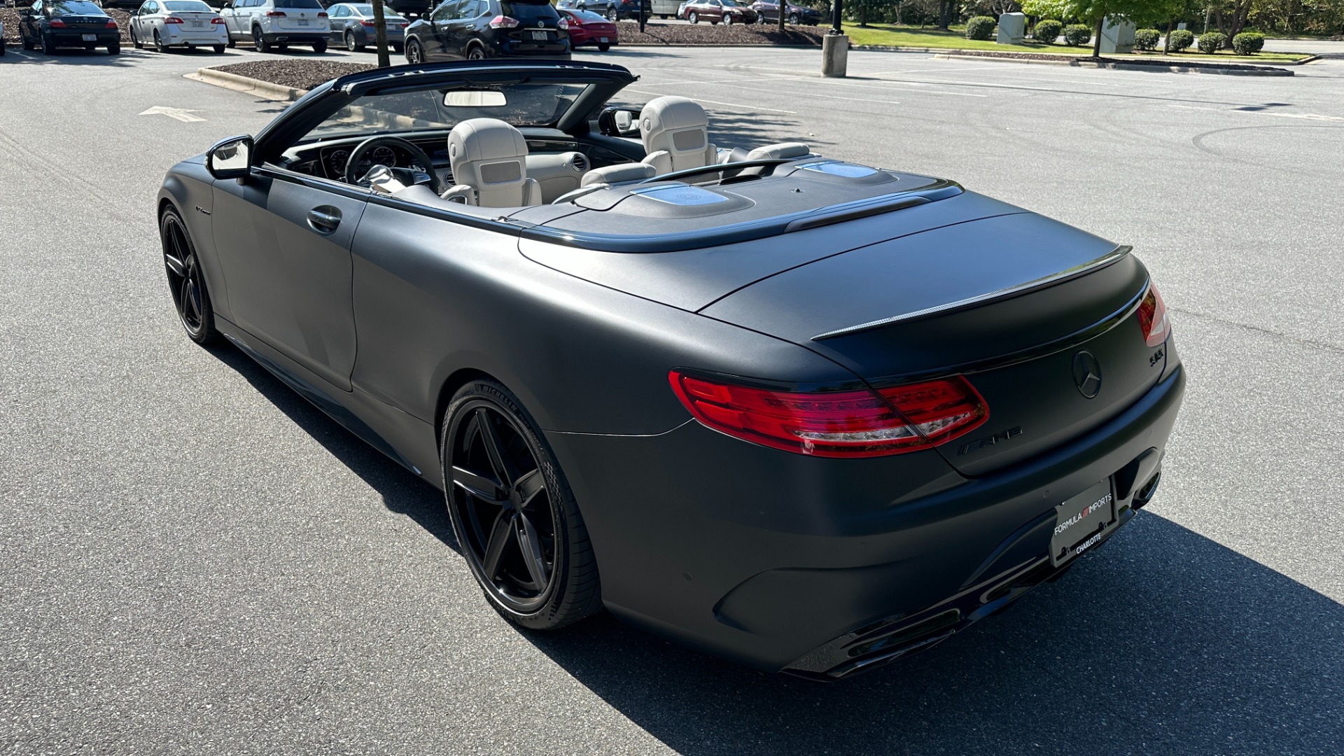 Used 2017 Mercedes-Benz S-Class AMG S 65 / ANRKY WHEELS / MATTE BLACK WRAP / CARBON FIBER / NIGH PKG for sale Sold at Formula Imports in Charlotte NC 28227 4