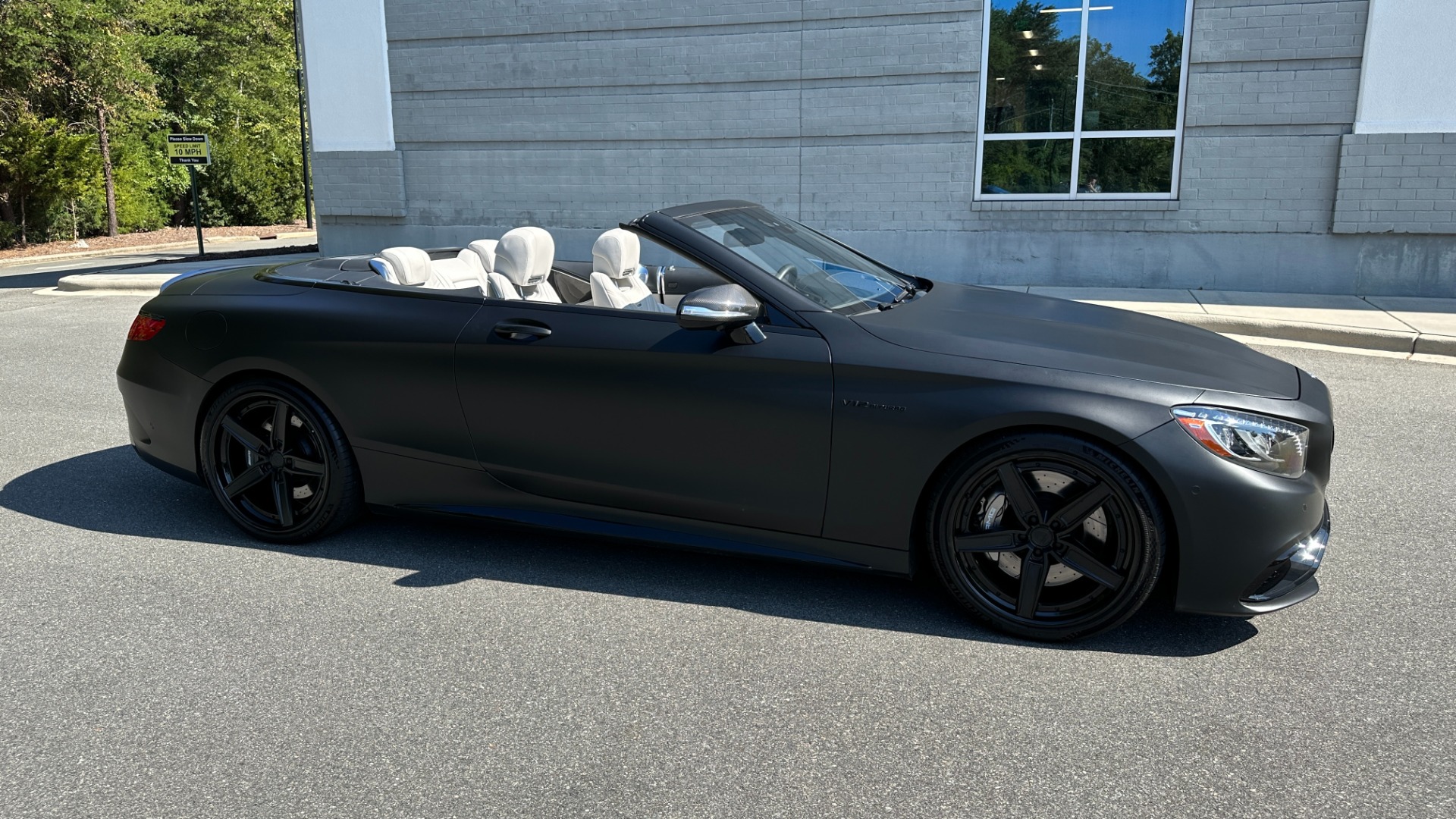 Used 2017 Mercedes-Benz S-Class AMG S 65 / ANRKY WHEELS / MATTE BLACK WRAP / CARBON FIBER / NIGH PKG for sale Sold at Formula Imports in Charlotte NC 28227 6