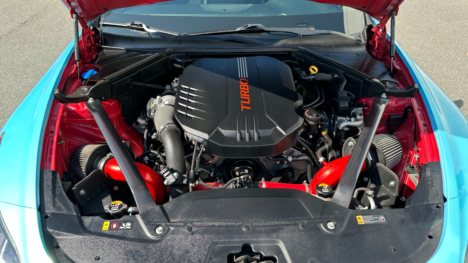Used 2020 Kia Stinger GT / CUSTOM WRAP / INTAKE / ESR WHEELS / RED CALIPERS for sale $29,495 at Formula Imports in Charlotte NC 28227 36